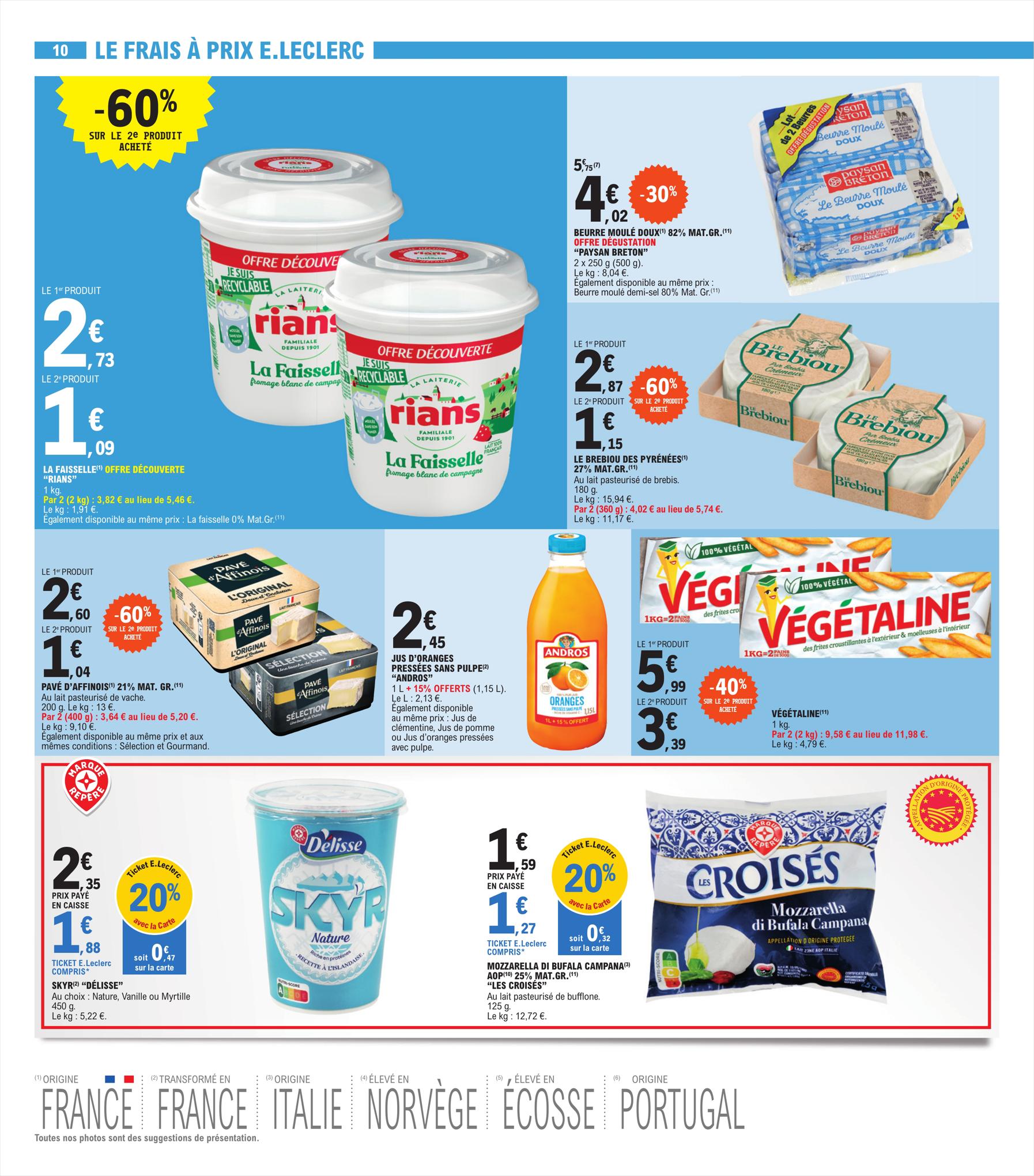 Catalogue E.leclerc 22 – 26 Août 2023 Page 10
