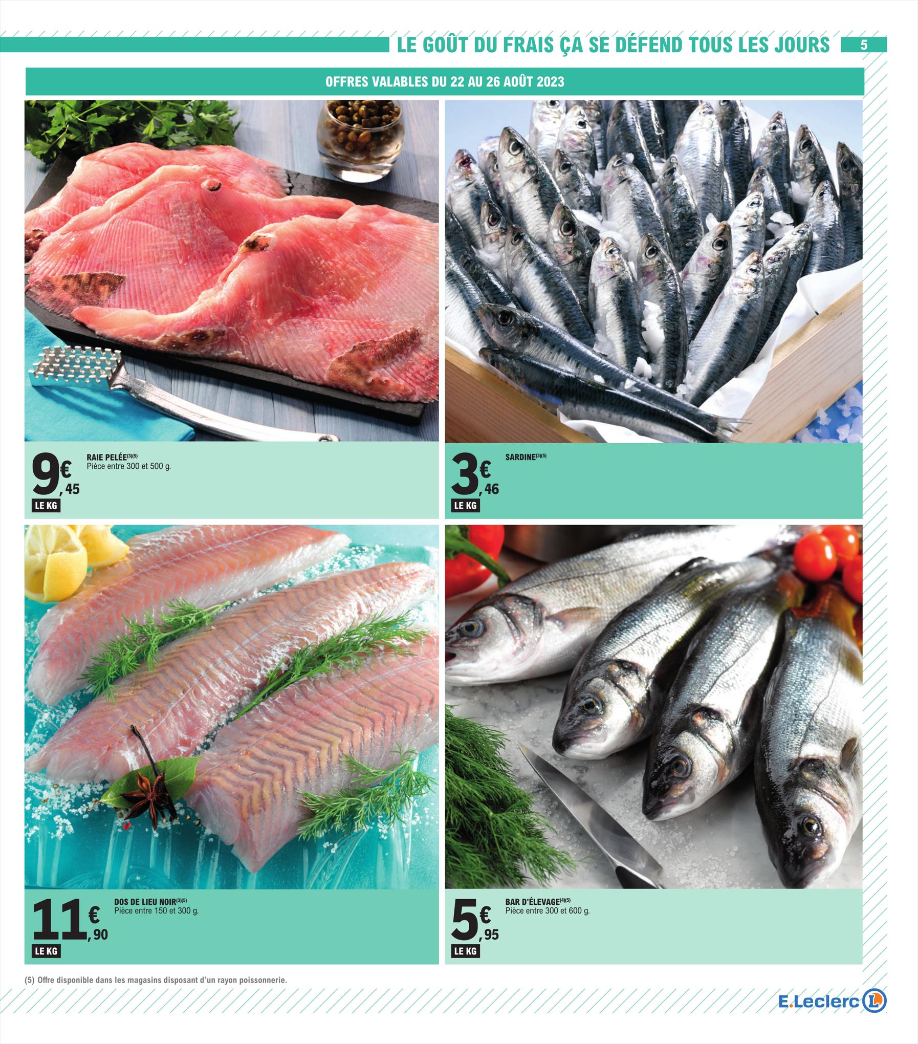 Catalogue E.leclerc 22 – 26 Août 2023 Page 5