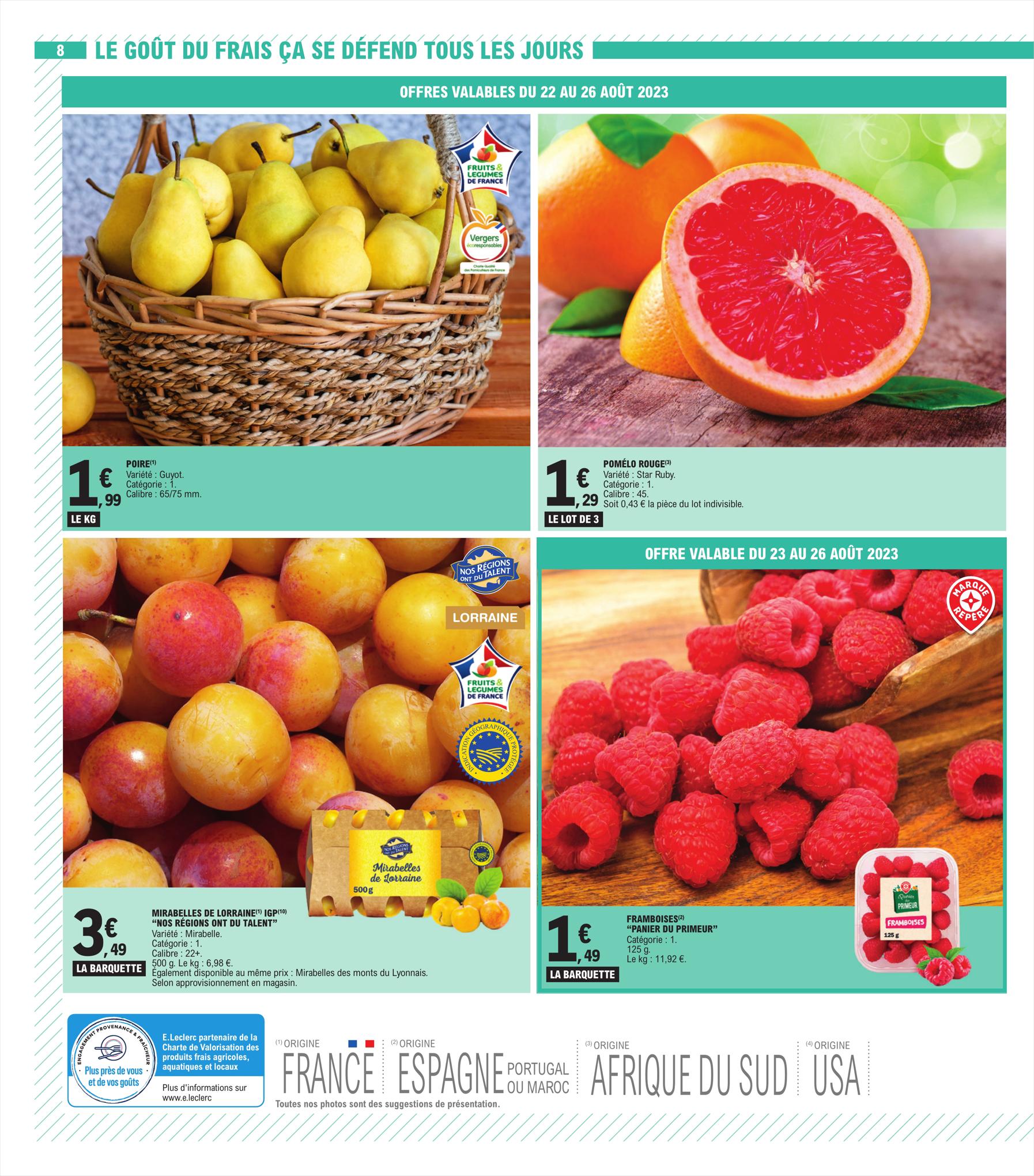 Catalogue E.leclerc 22 – 26 Août 2023 Page 8