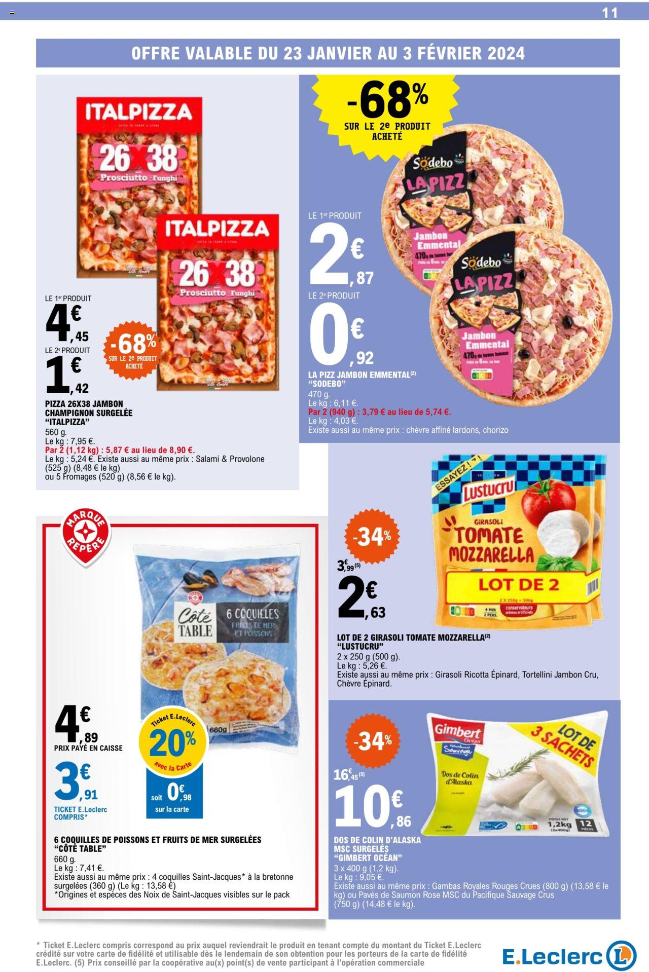 Catalogue E.leclerc 23 – 27 Janvier 2024 Page 11