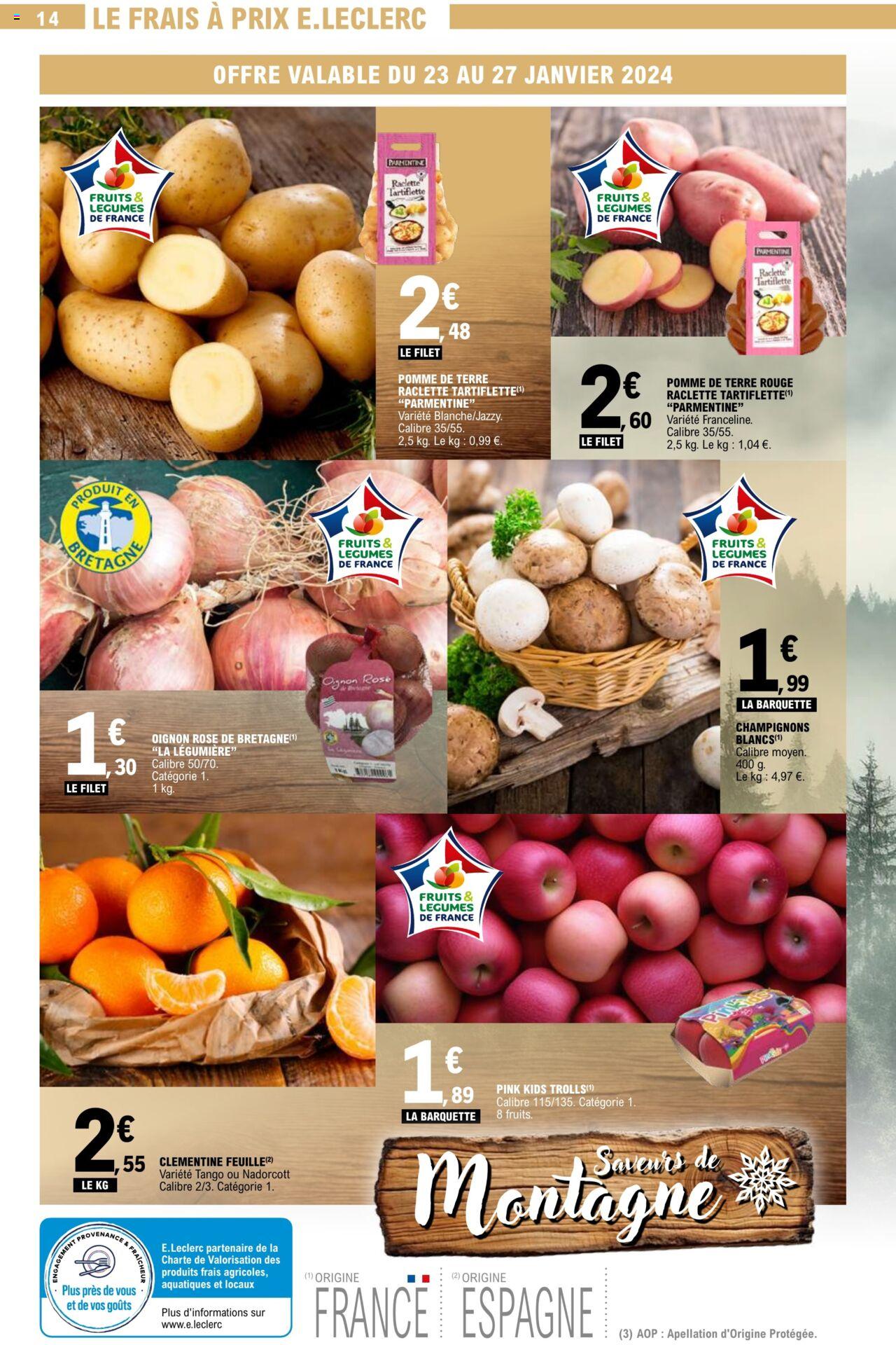 Catalogue E.leclerc 23 – 27 Janvier 2024 Page 14