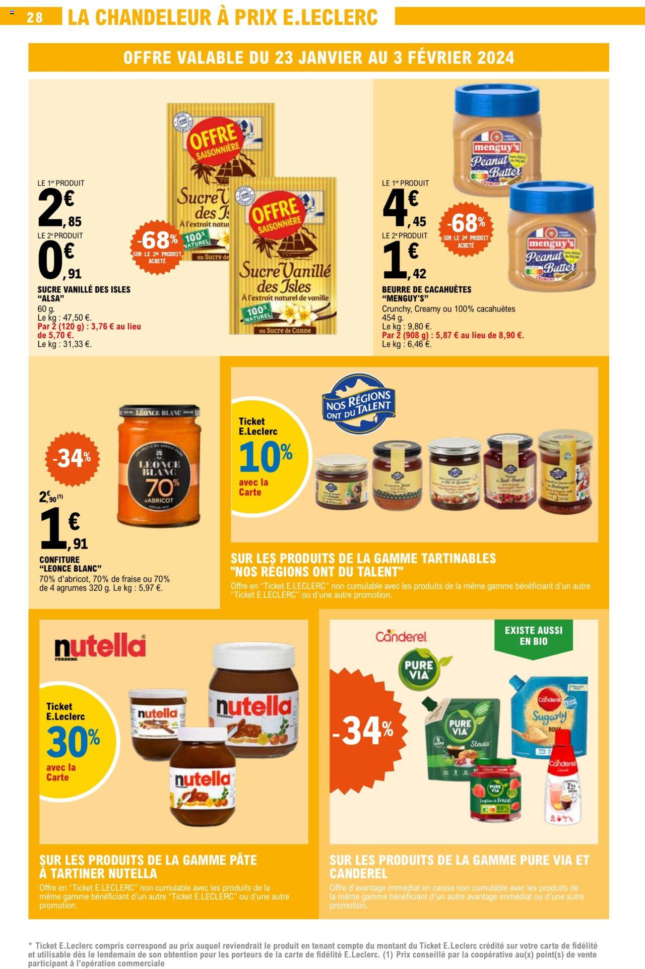 Catalogue E.leclerc 23 – 27 Janvier 2024 Page 28