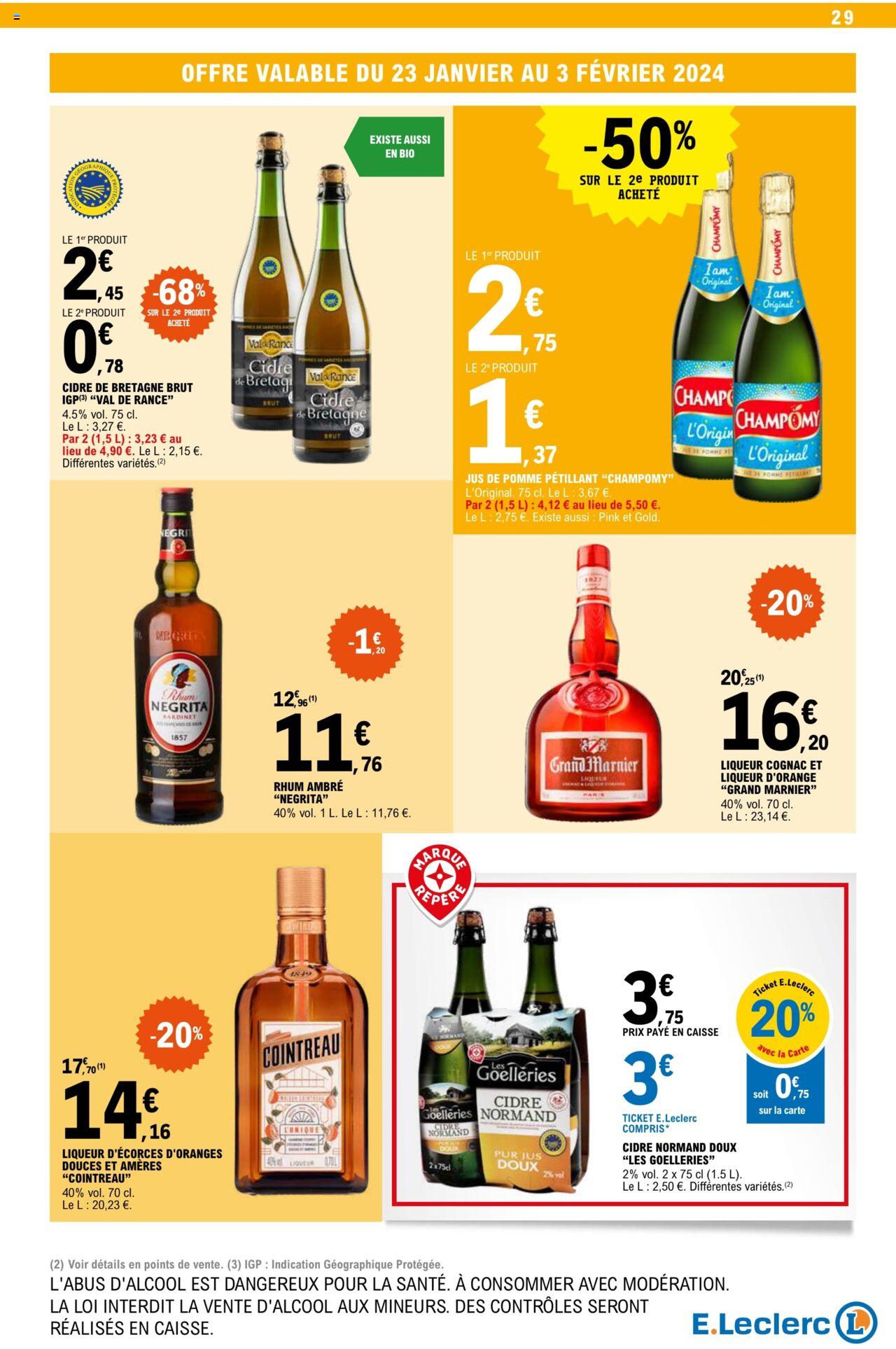 Catalogue E.leclerc 23 – 27 Janvier 2024 Page 29