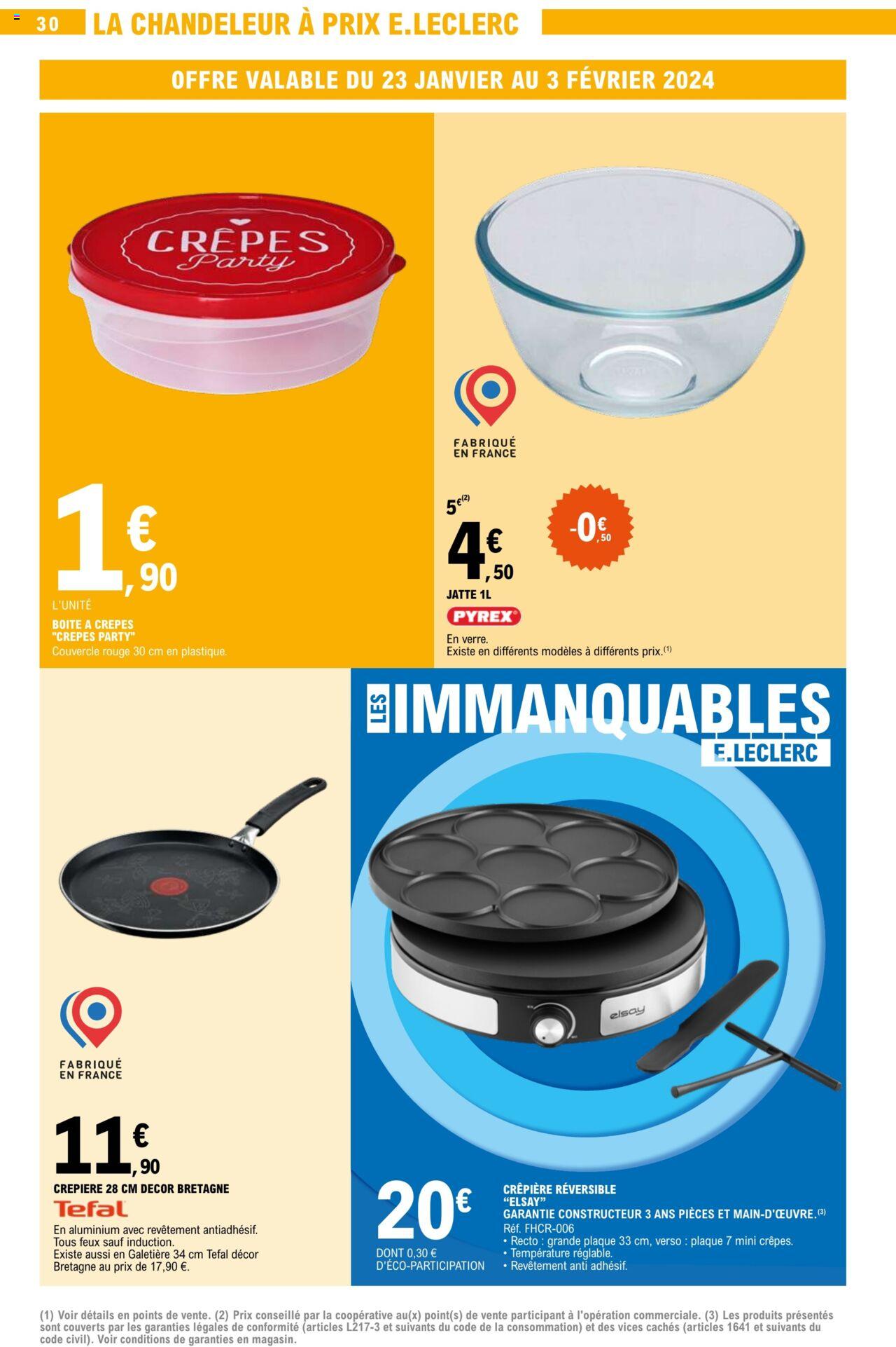 Catalogue E.leclerc 23 – 27 Janvier 2024 Page 30