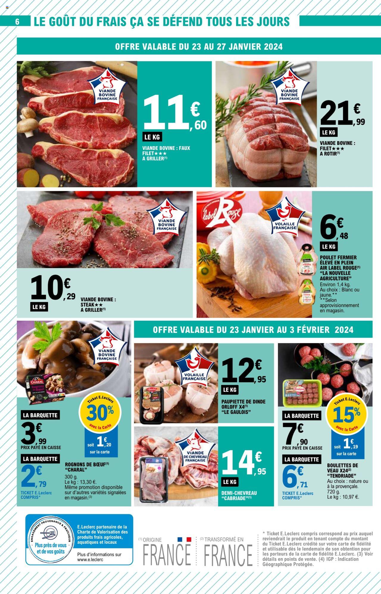 Catalogue E.leclerc 23 – 27 Janvier 2024 Page 6