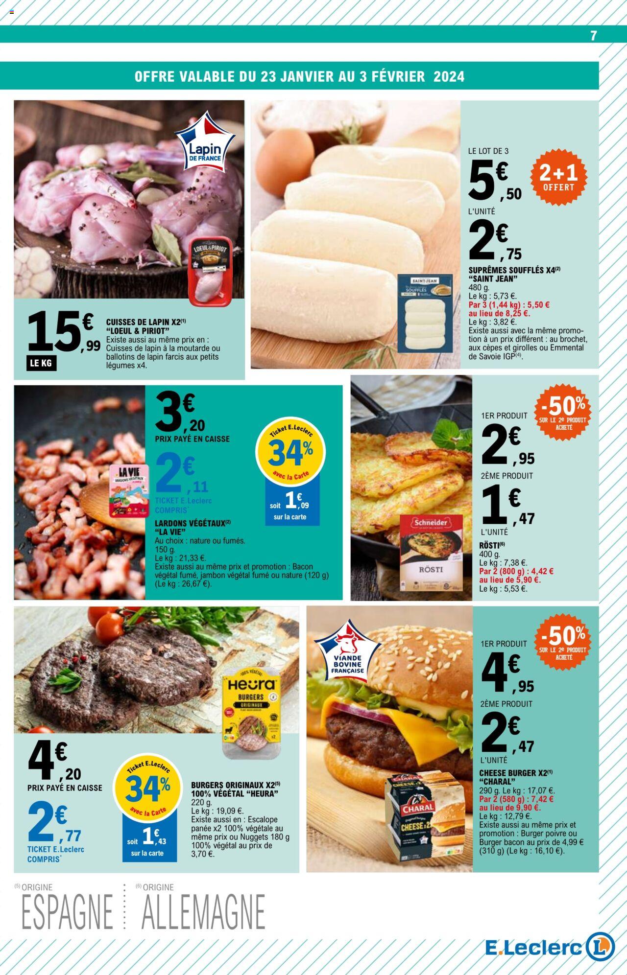 Catalogue E.leclerc 23 – 27 Janvier 2024 Page 7