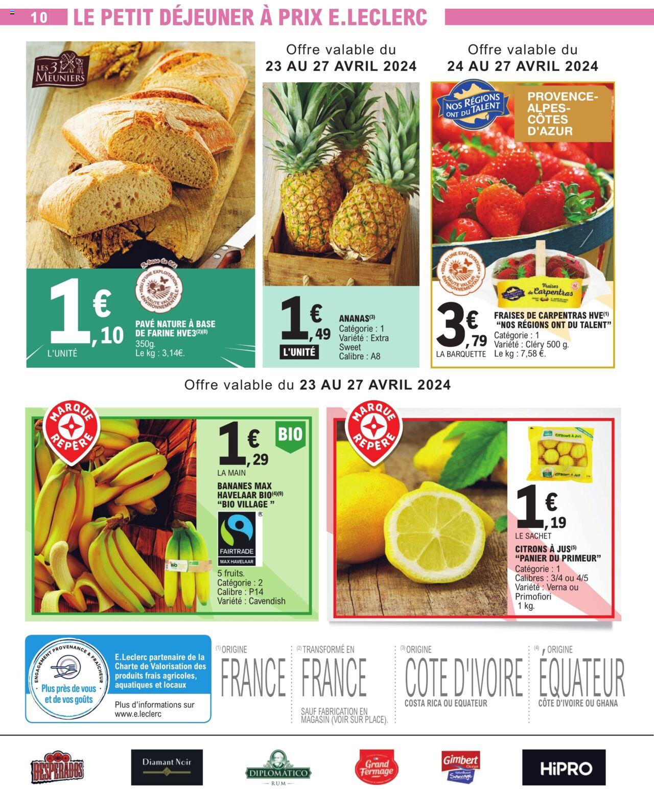 Catalogue E.leclerc 23 Avr – 4 Mai 2024 Page 10