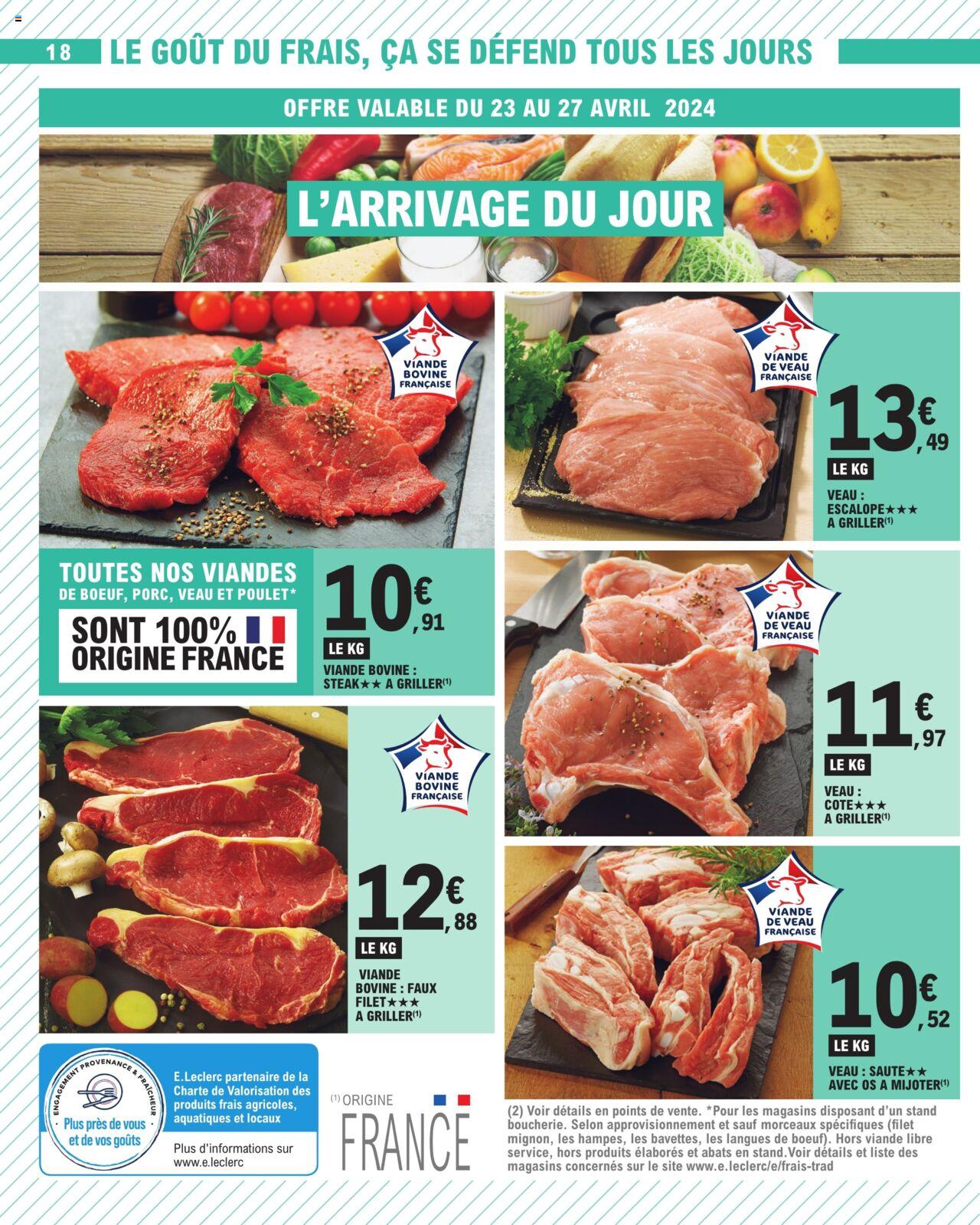 Catalogue E.leclerc 23 Avr – 4 Mai 2024 Page 18