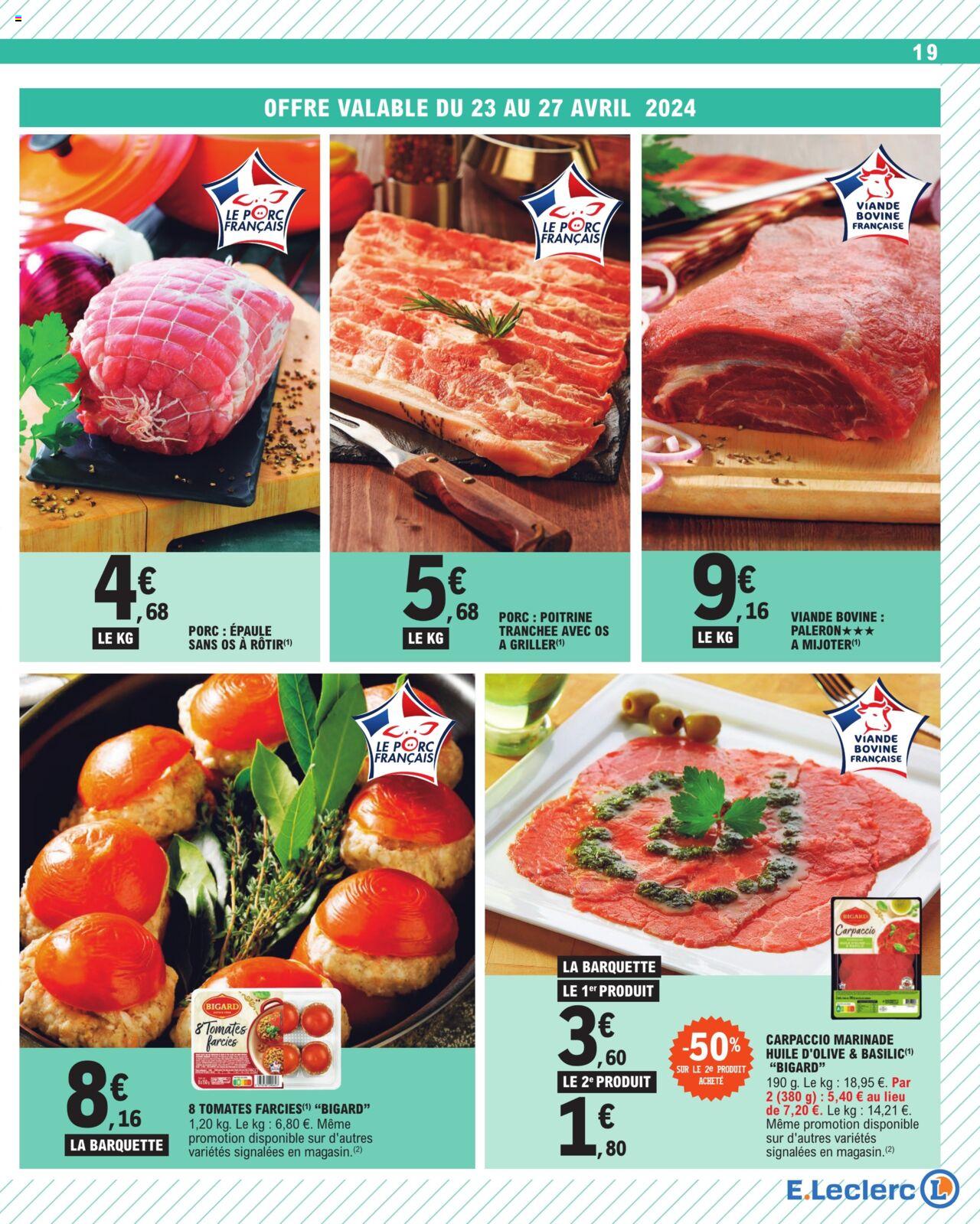 Catalogue E.leclerc 23 Avr – 4 Mai 2024 Page 19