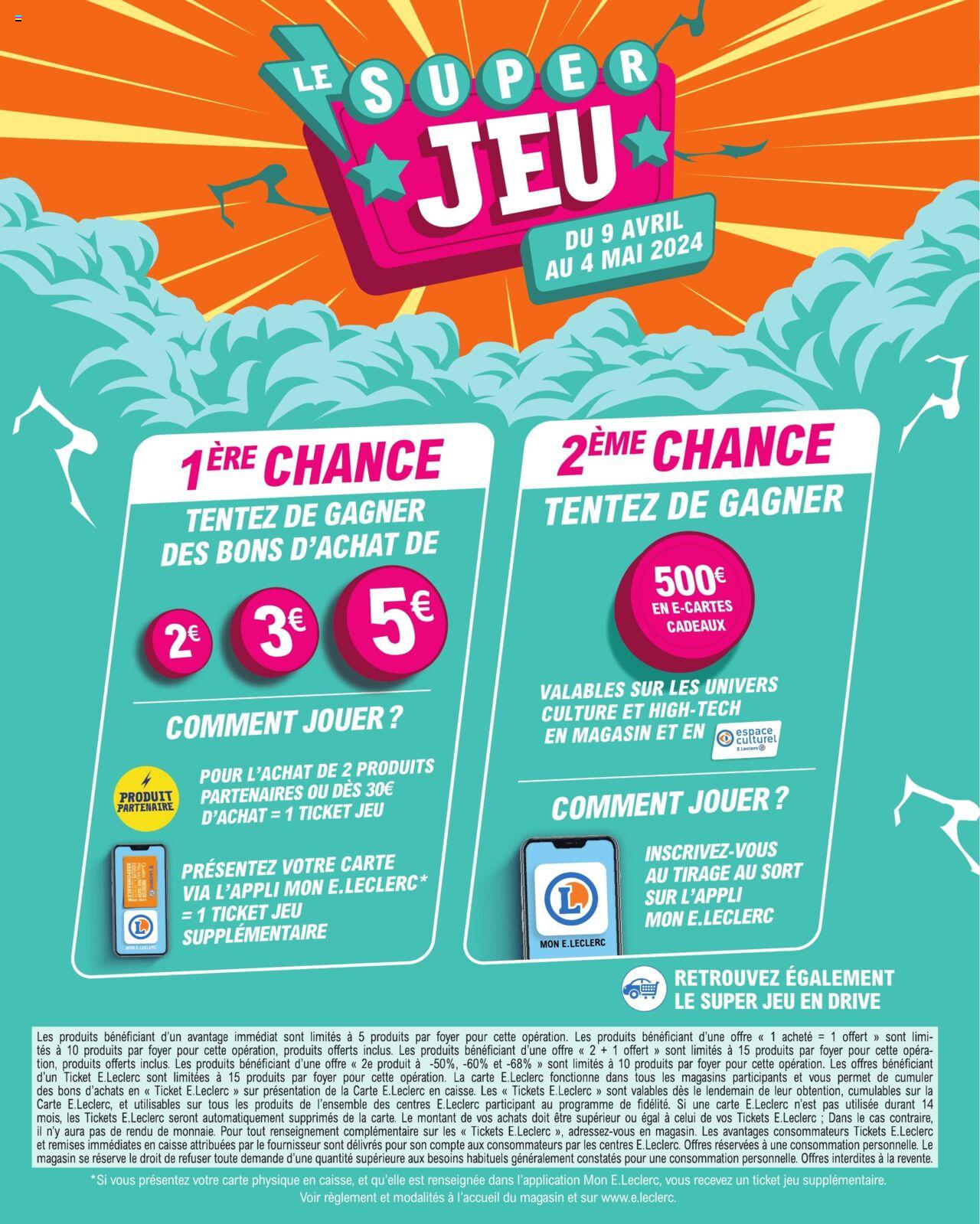 Catalogue E.leclerc 23 Avr – 4 Mai 2024 Page 2