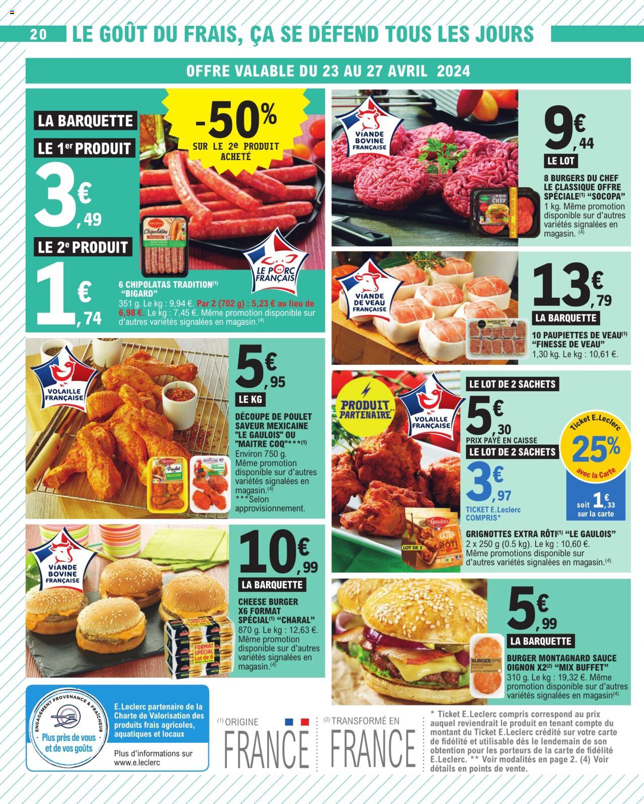 Catalogue E.leclerc 23 Avr – 4 Mai 2024 Page 20