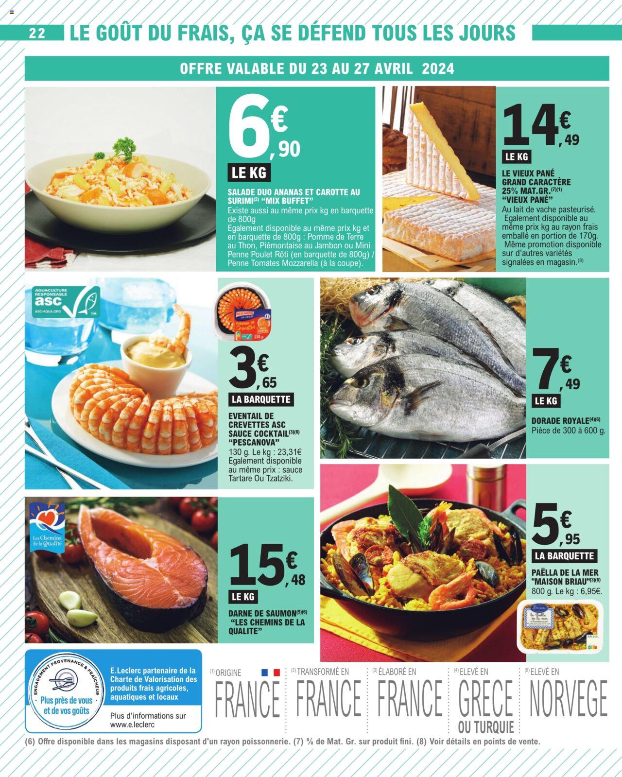 Catalogue E.leclerc 23 Avr – 4 Mai 2024 Page 22