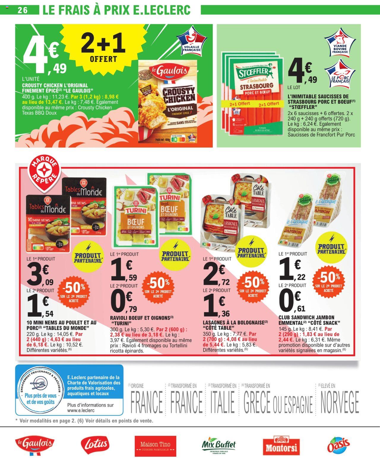 Catalogue E.leclerc 23 Avr – 4 Mai 2024 Page 26