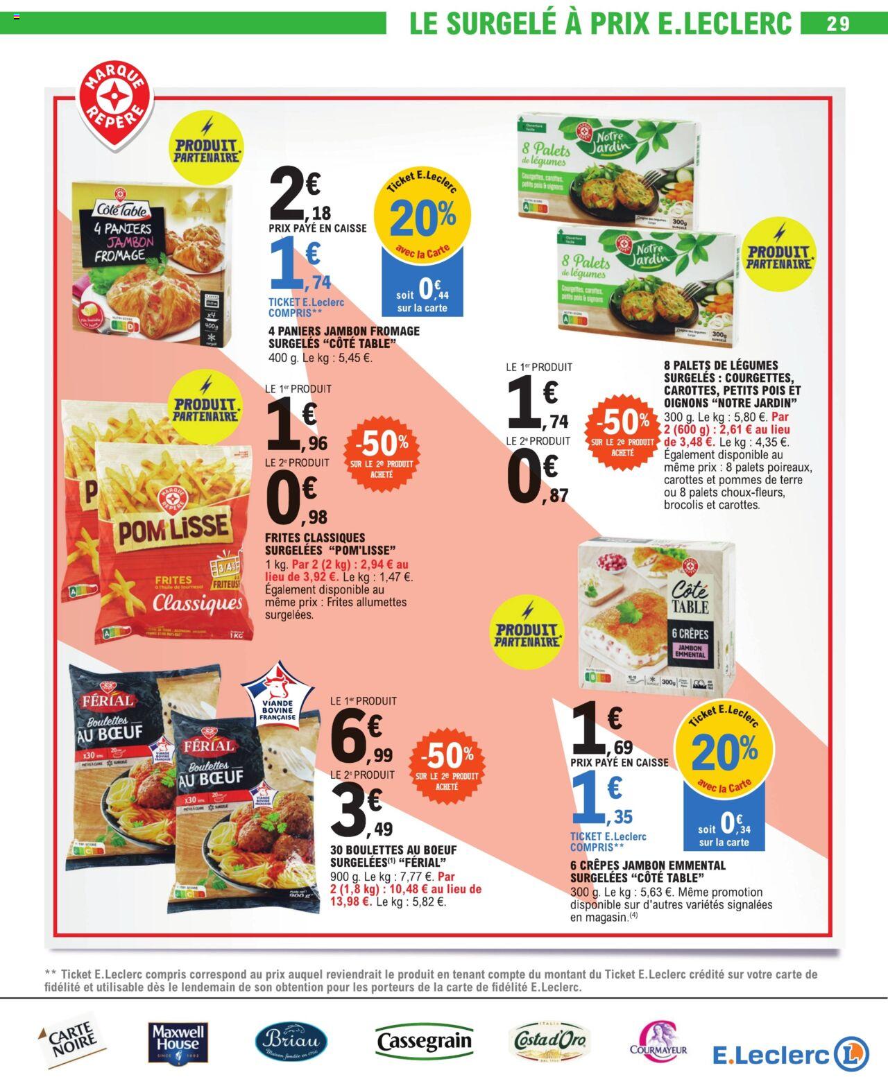 Catalogue E.leclerc 23 Avr – 4 Mai 2024 Page 29