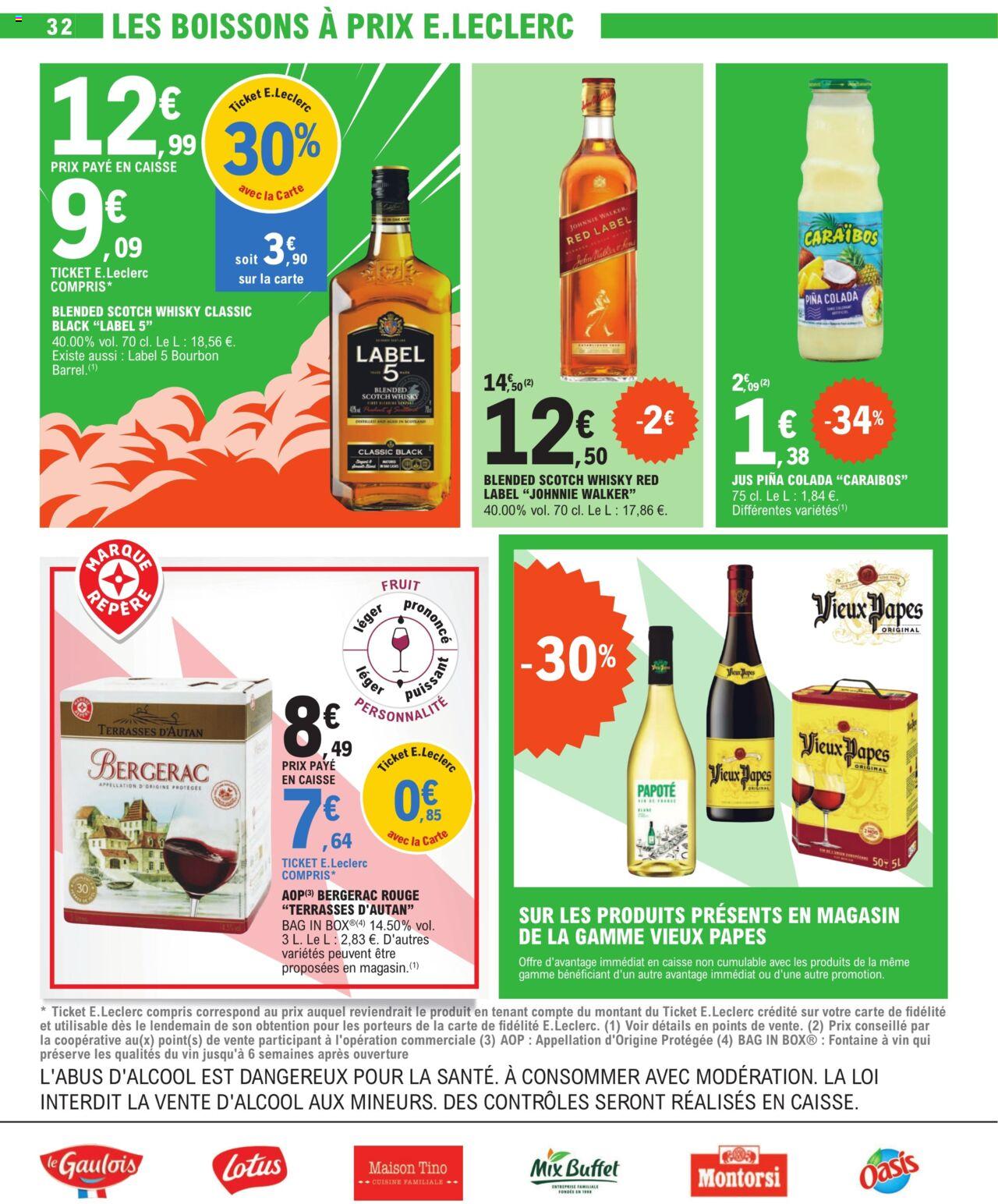 Catalogue E.leclerc 23 Avr – 4 Mai 2024 Page 32