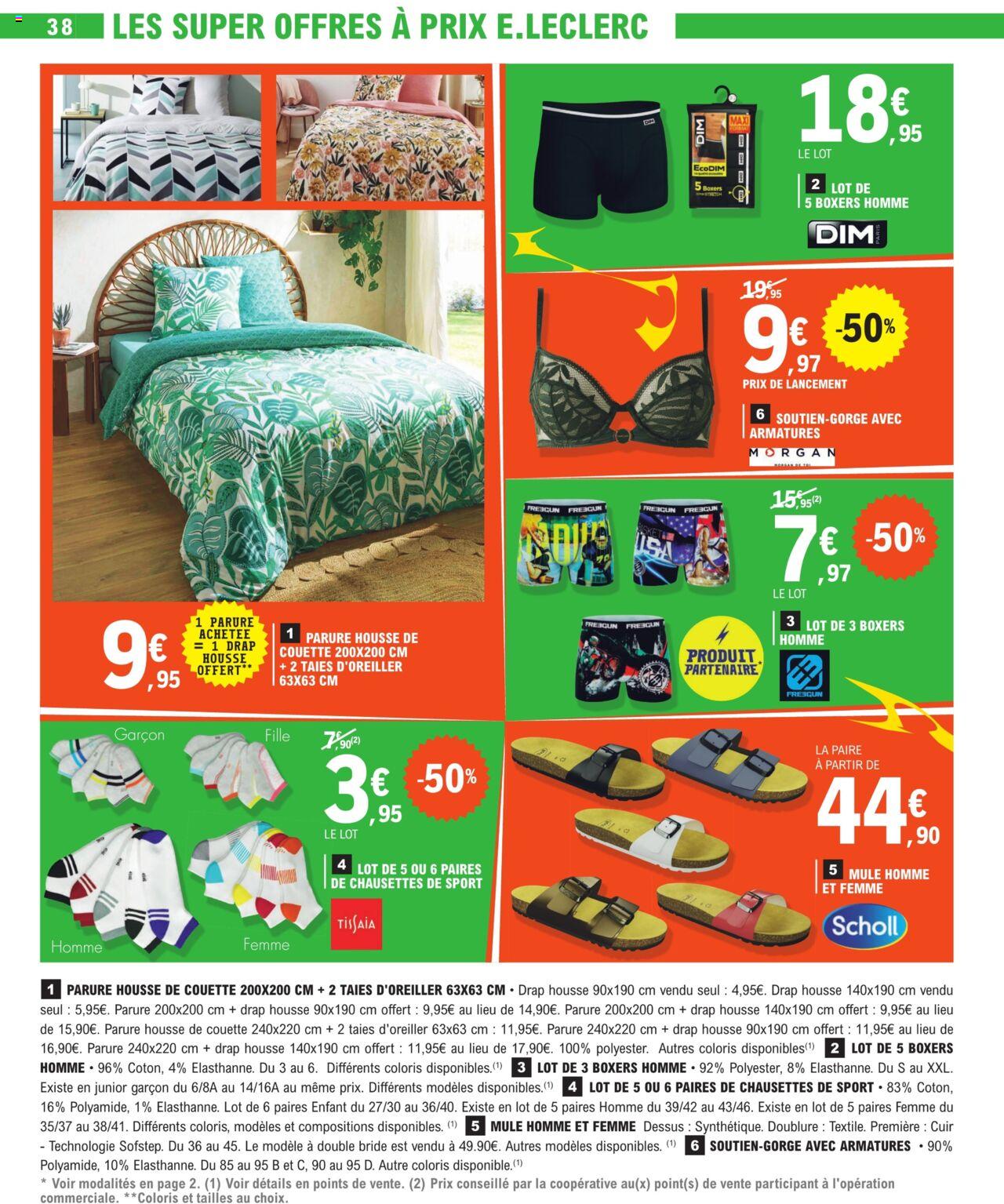 Catalogue E.leclerc 23 Avr – 4 Mai 2024 Page 38