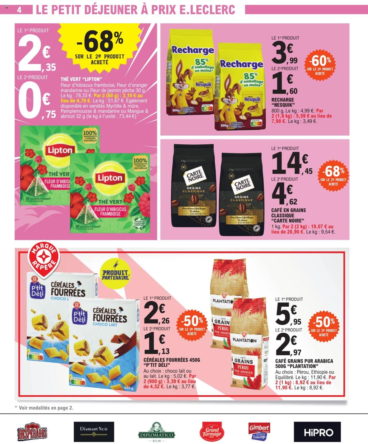 Catalogue E.leclerc 23 Avr – 4 Mai 2024 Page 4