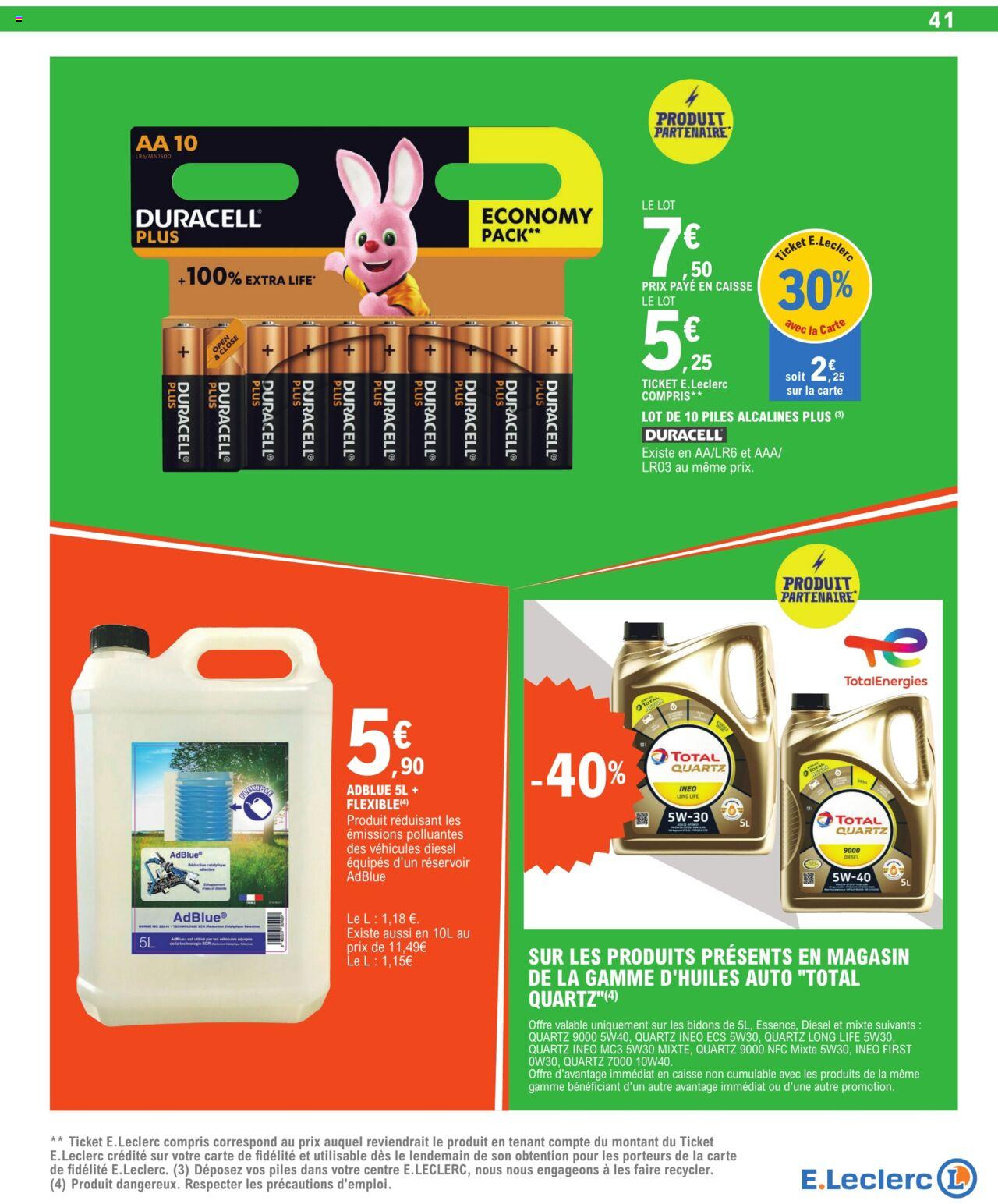 Catalogue E.leclerc 23 Avr – 4 Mai 2024 Page 41