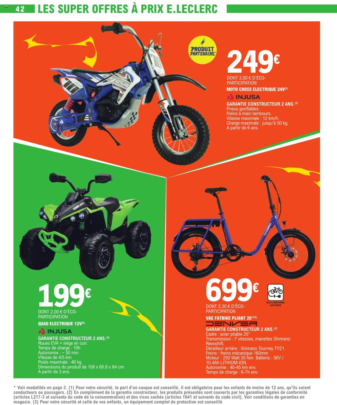 Catalogue E.leclerc 23 Avr – 4 Mai 2024 Page 42