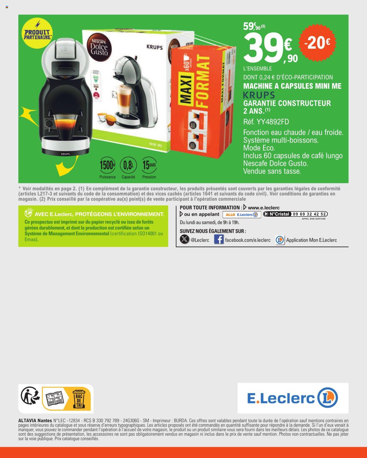 Catalogue E.leclerc 23 Avr – 4 Mai 2024 Page 48