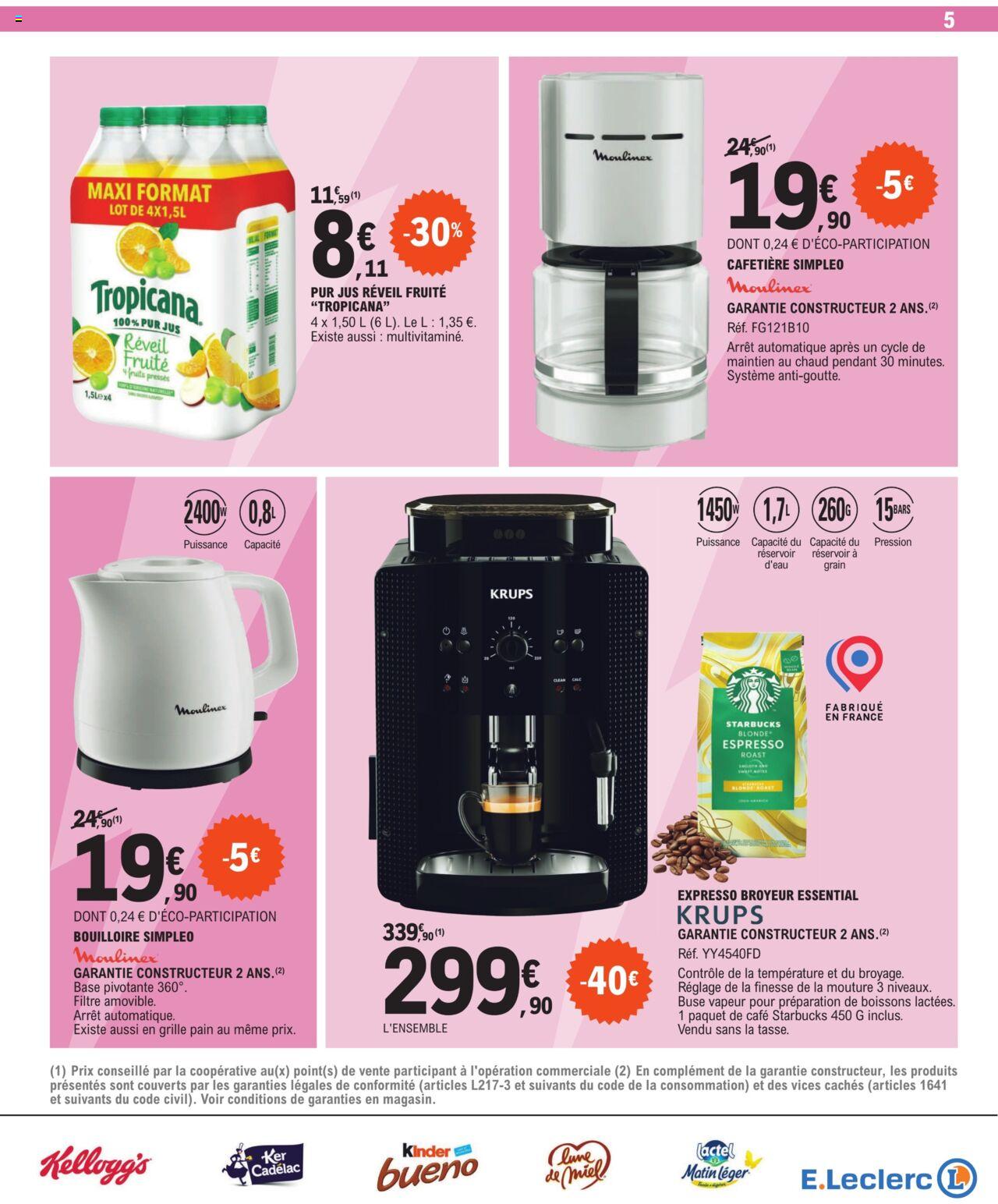 Catalogue E.leclerc 23 Avr – 4 Mai 2024 Page 5