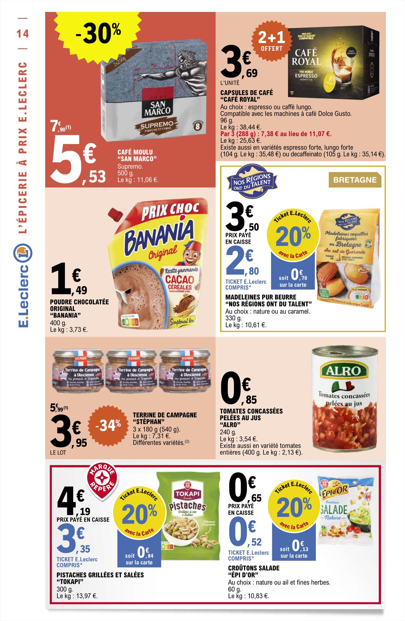 Catalogue E.leclerc 25 – 29 Juillet 2023 Page 14