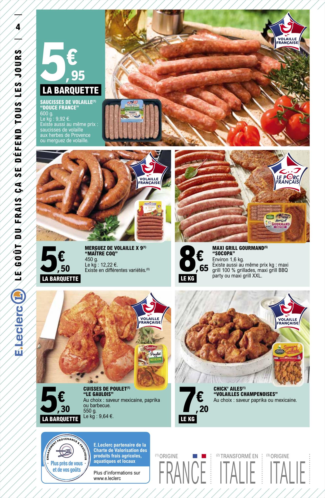 Catalogue E.leclerc 25 – 29 Juillet 2023 Page 4
