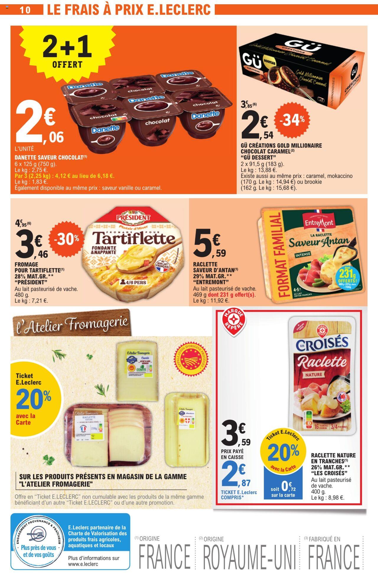 Catalogue E.leclerc 26 – 30 Décembre 2023 Page 10