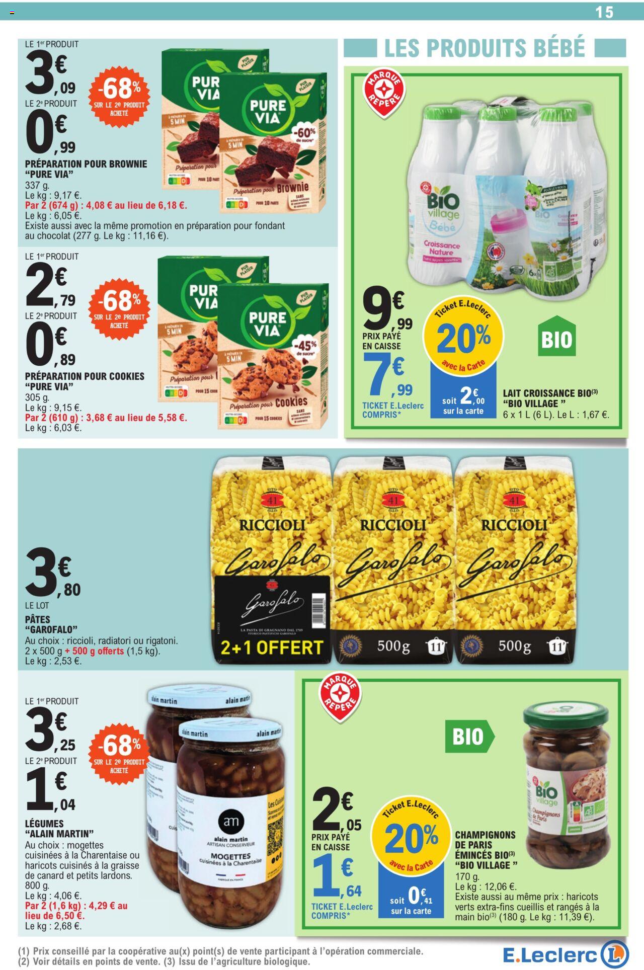 Catalogue E.leclerc 26 – 30 Décembre 2023 Page 15
