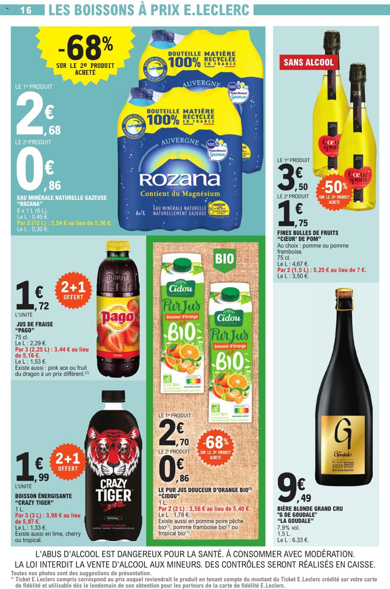 Catalogue E.leclerc 26 – 30 Décembre 2023 Page 16