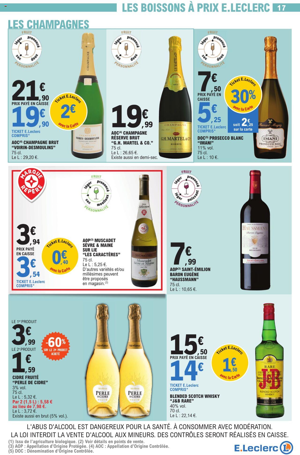 Catalogue E.leclerc 26 – 30 Décembre 2023 Page 17