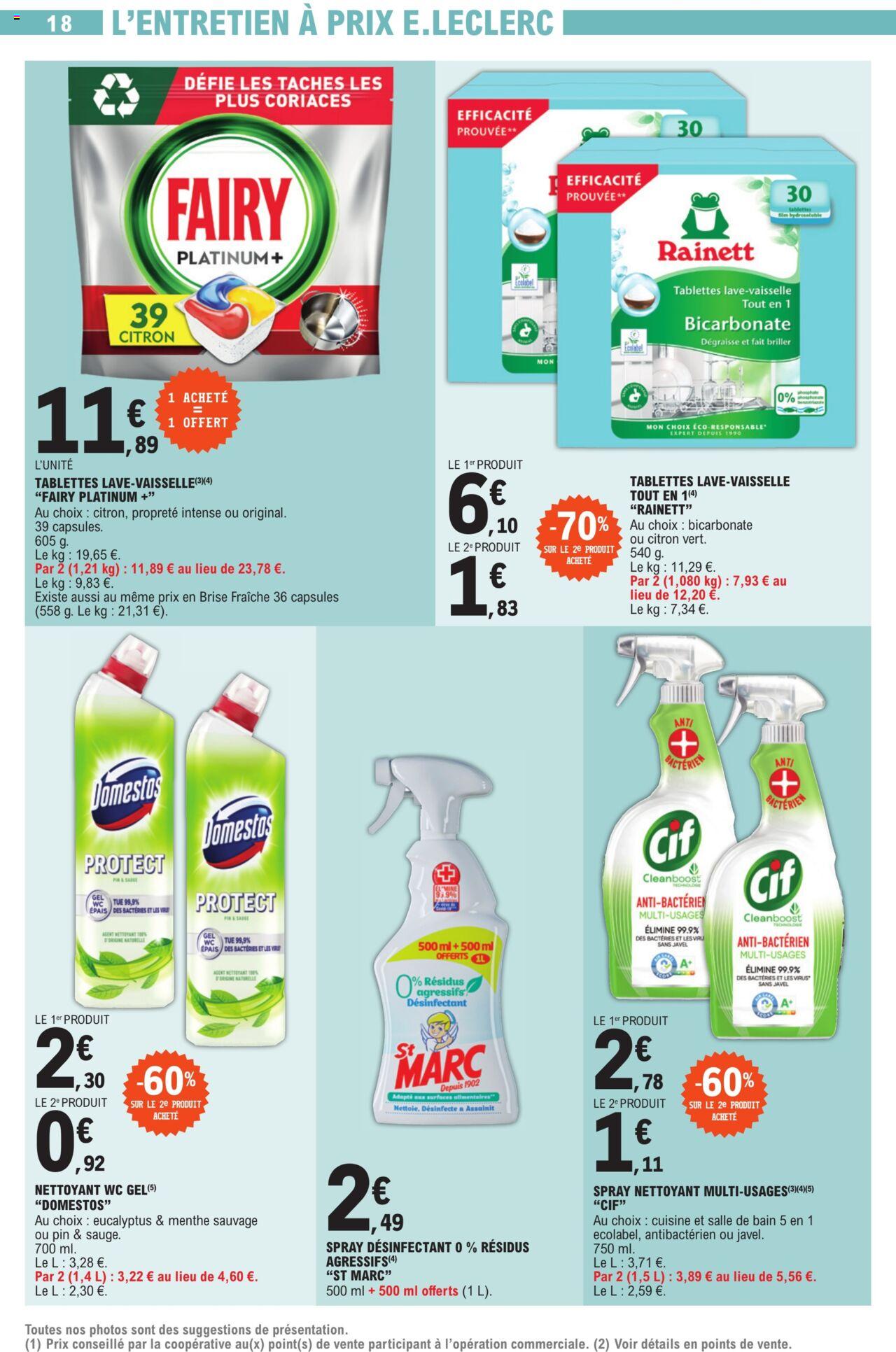 Catalogue E.leclerc 26 – 30 Décembre 2023 Page 18