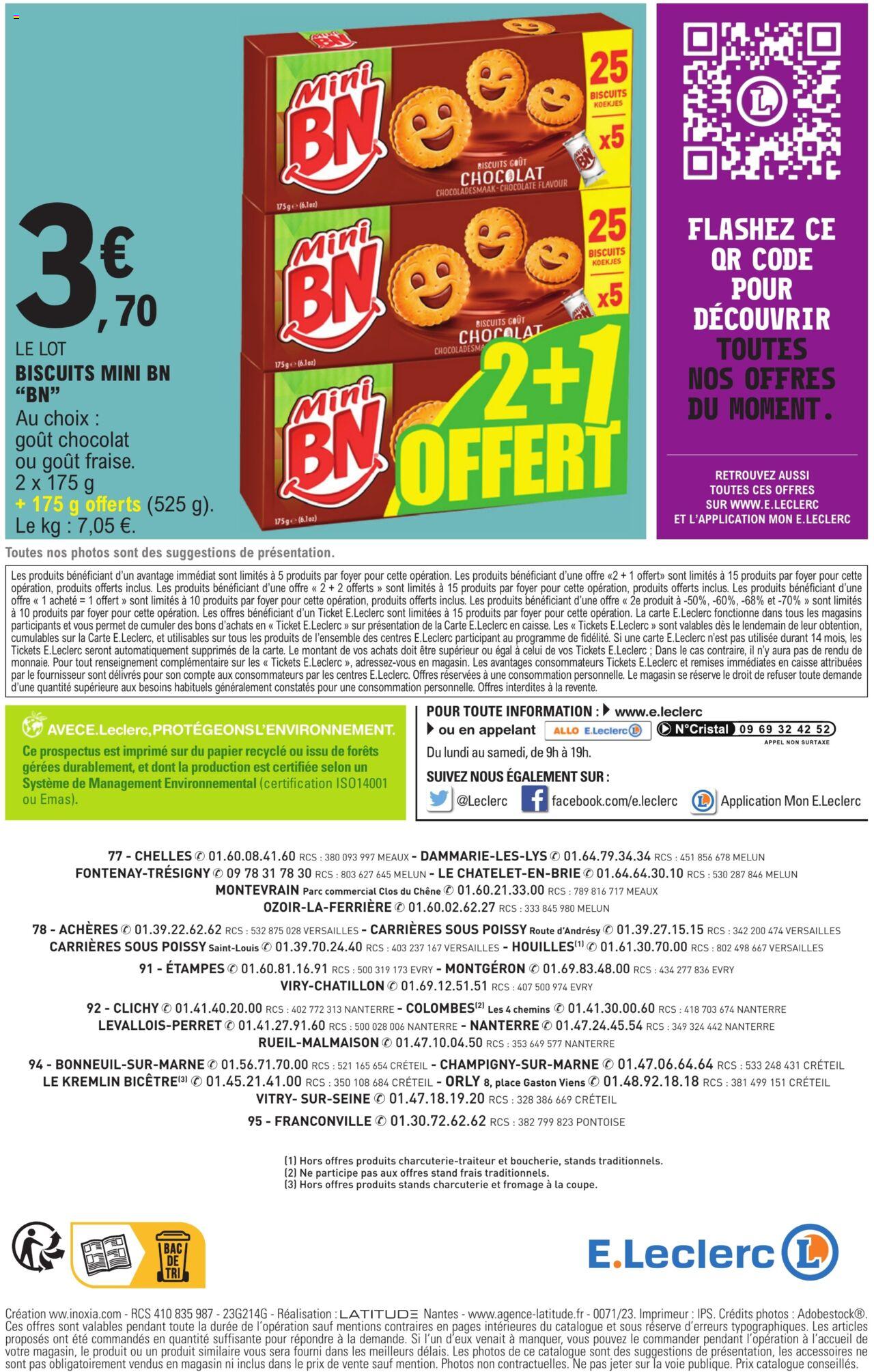 Catalogue E.leclerc 26 – 30 Décembre 2023 Page 20