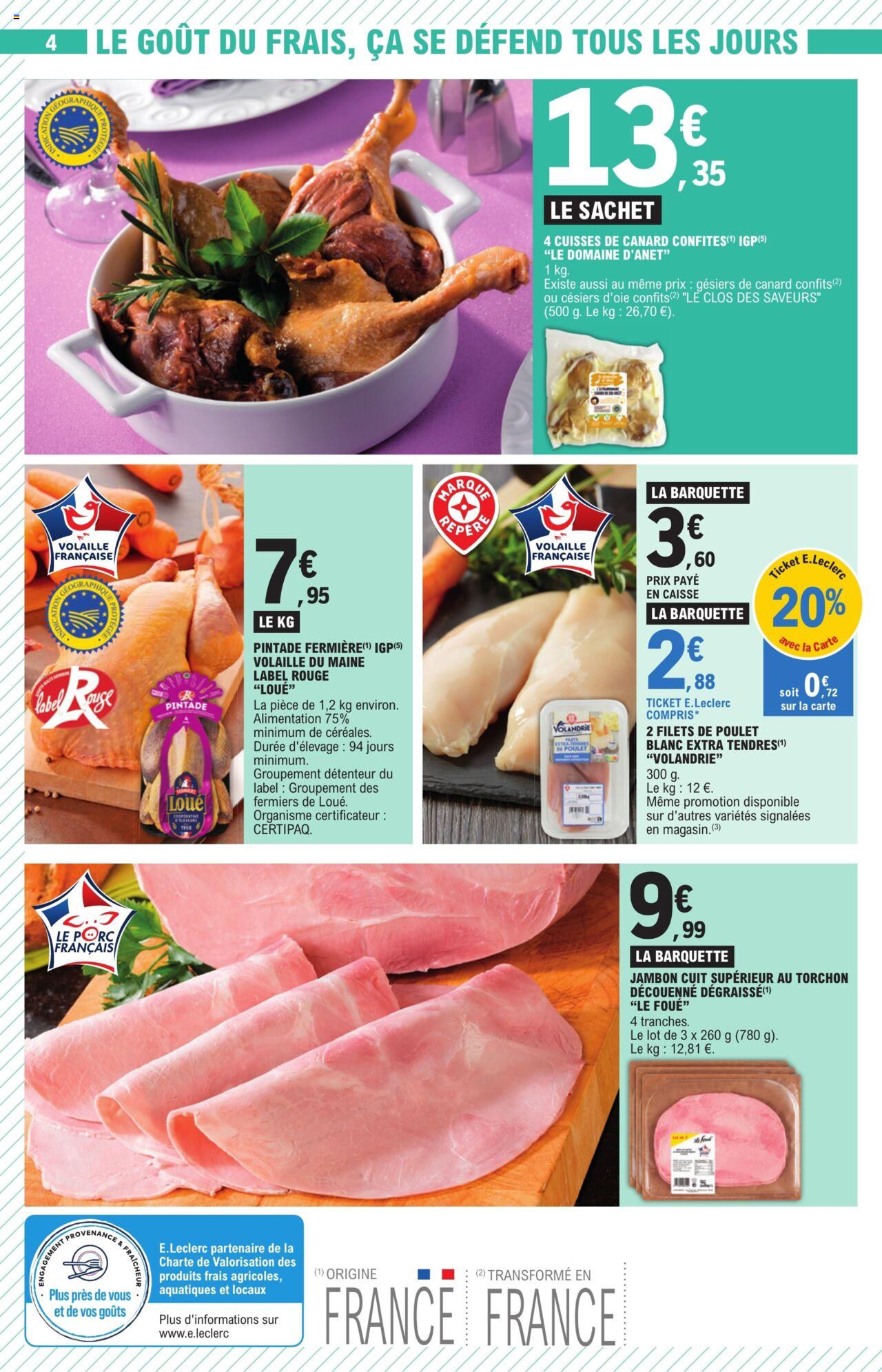 Catalogue E.leclerc 26 – 30 Décembre 2023 Page 4