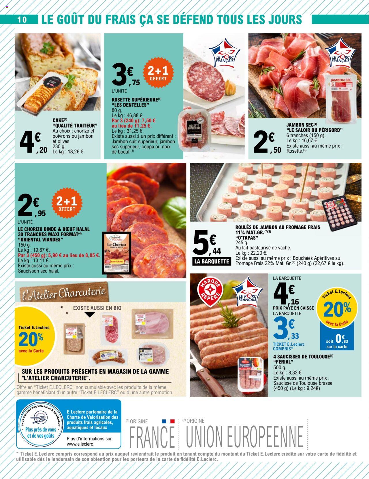 Catalogue E.leclerc 26 – 30 Mars 2024 Page 10