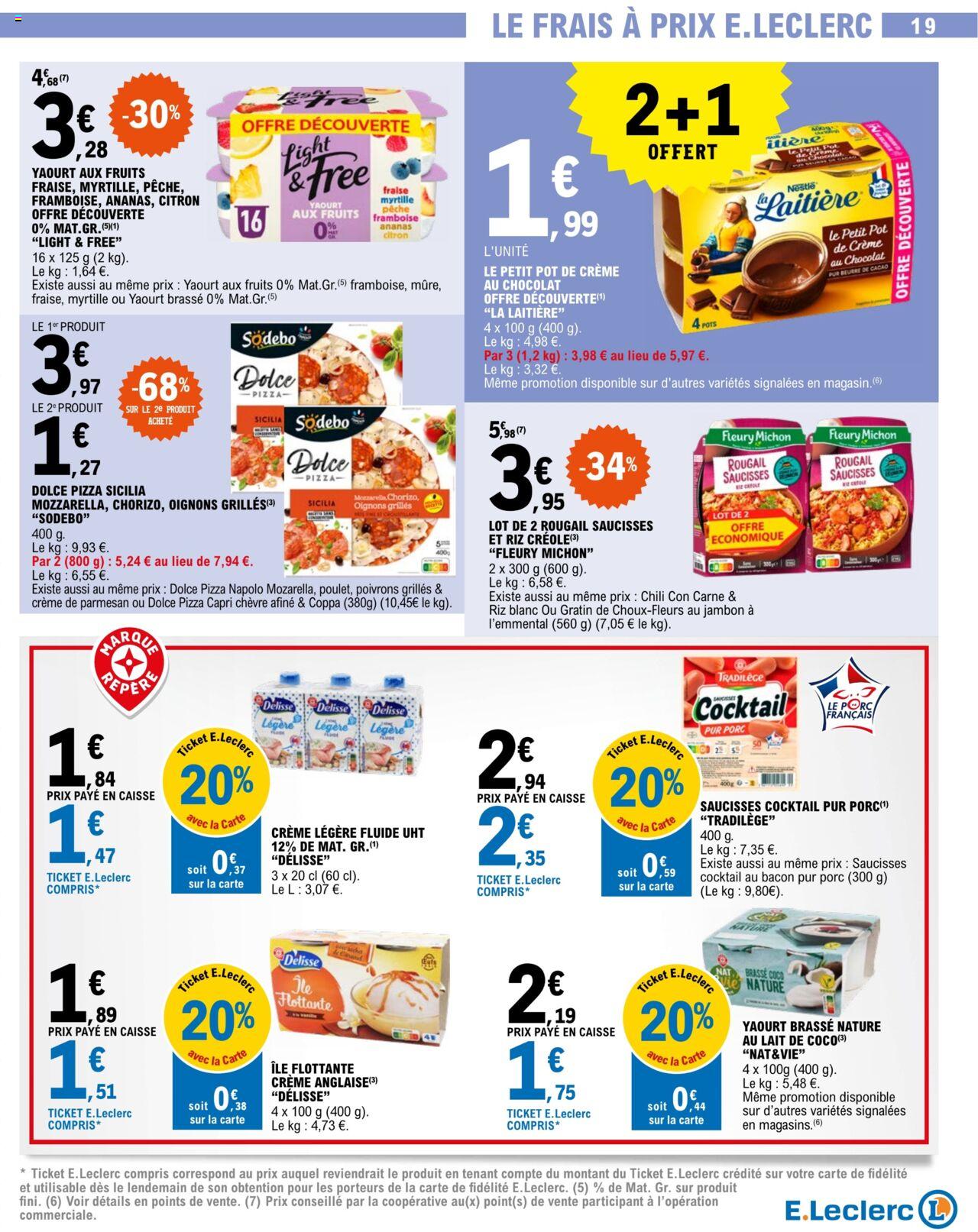 Catalogue E.leclerc 26 – 30 Mars 2024 Page 19