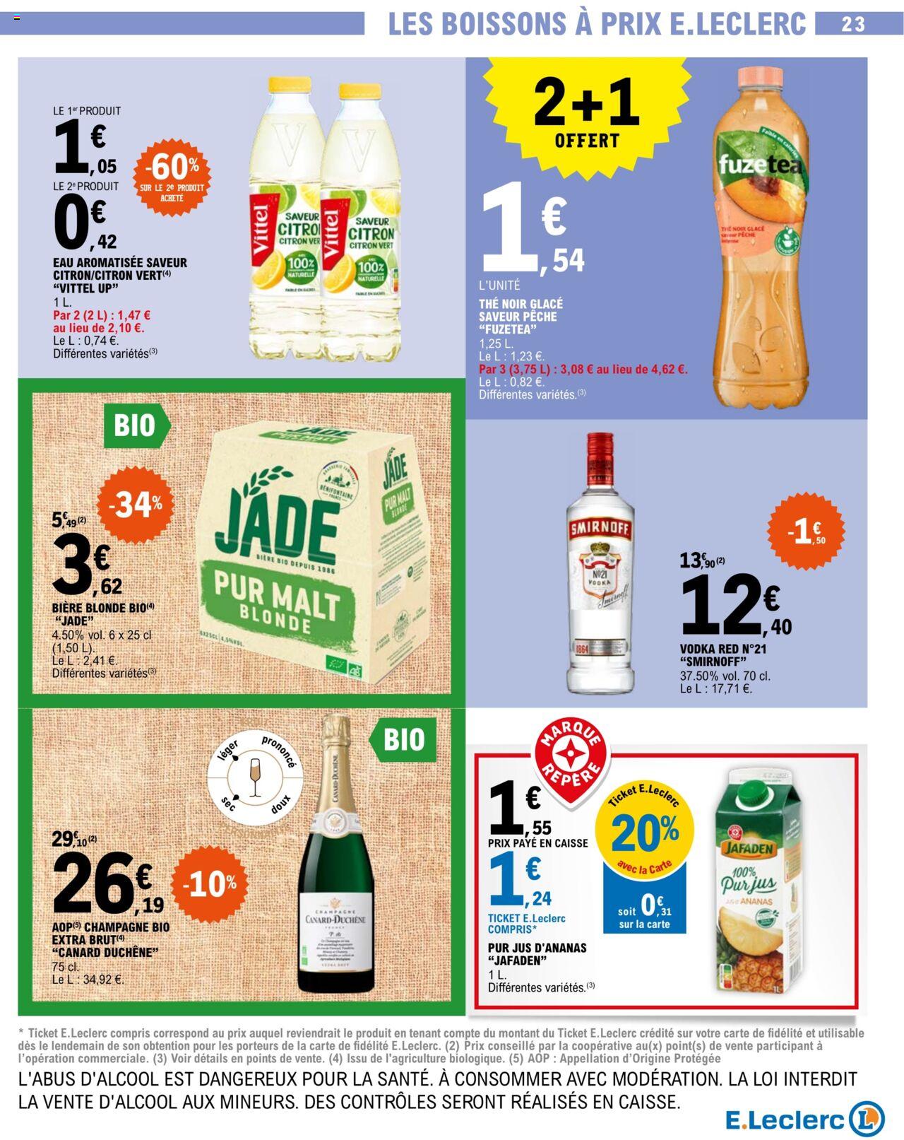 Catalogue E.leclerc 26 – 30 Mars 2024 Page 23