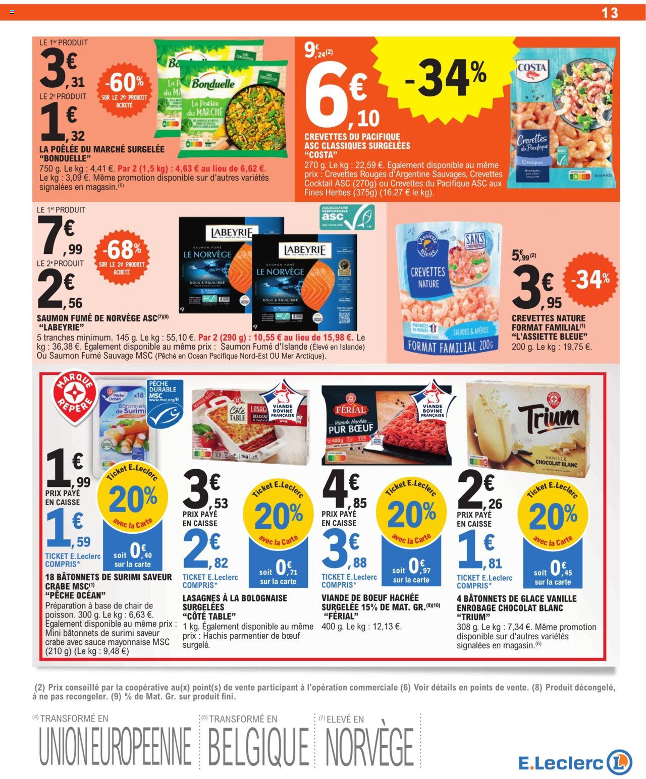 Catalogue E.leclerc 27 Feb – 9 Mar 2024 Page 13