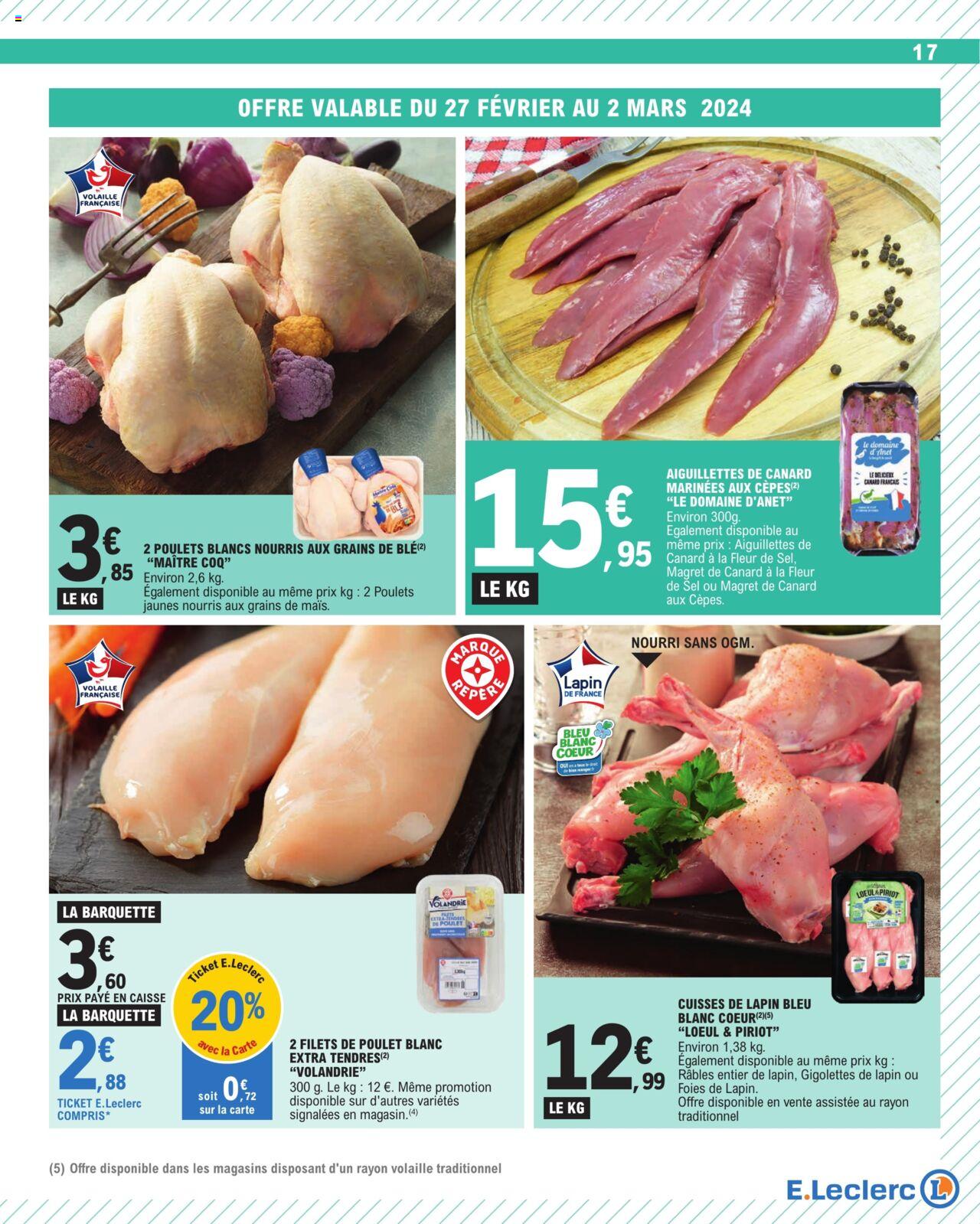 Catalogue E.leclerc 27 Feb – 9 Mar 2024 Page 17