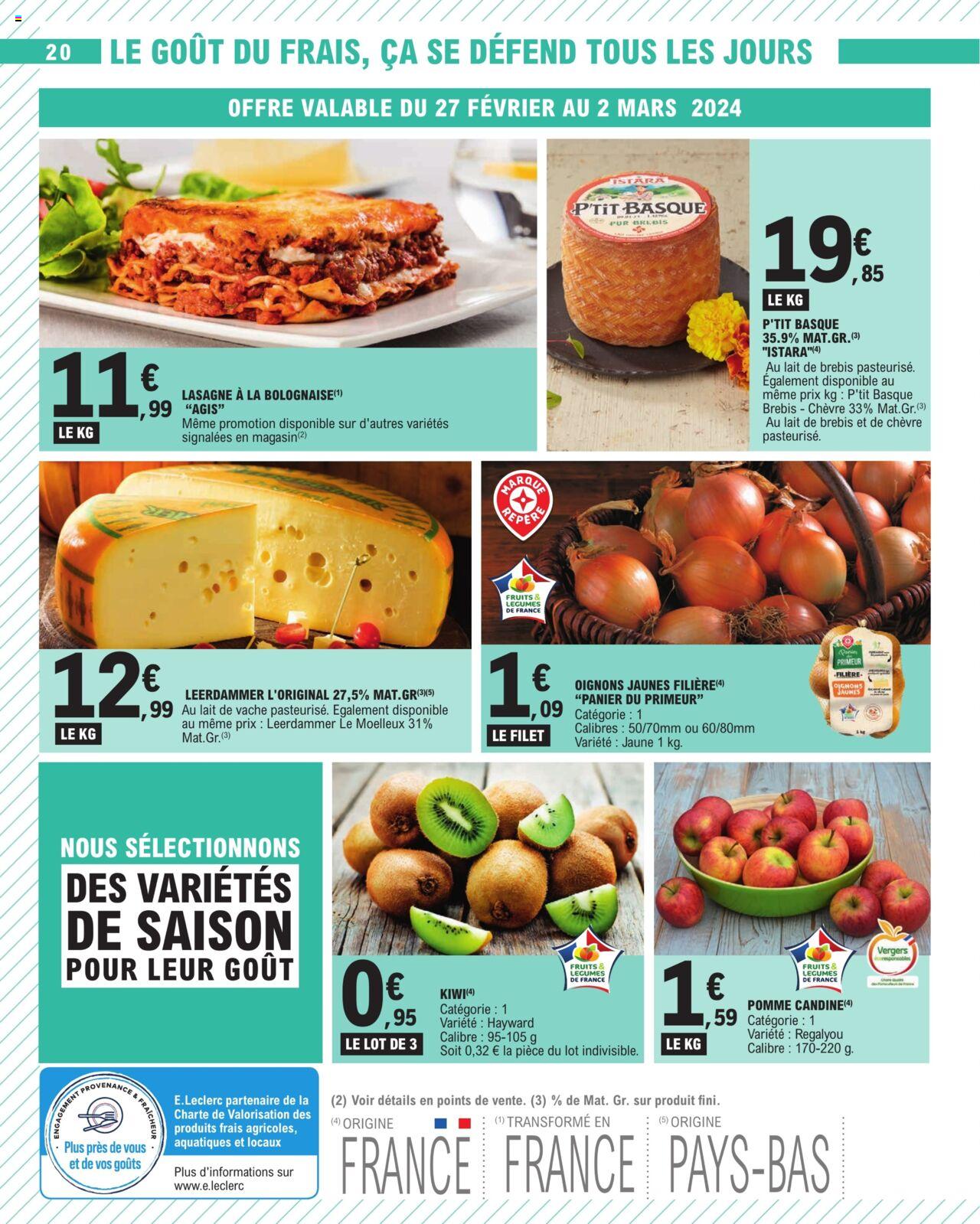 Catalogue E.leclerc 27 Feb – 9 Mar 2024 Page 20