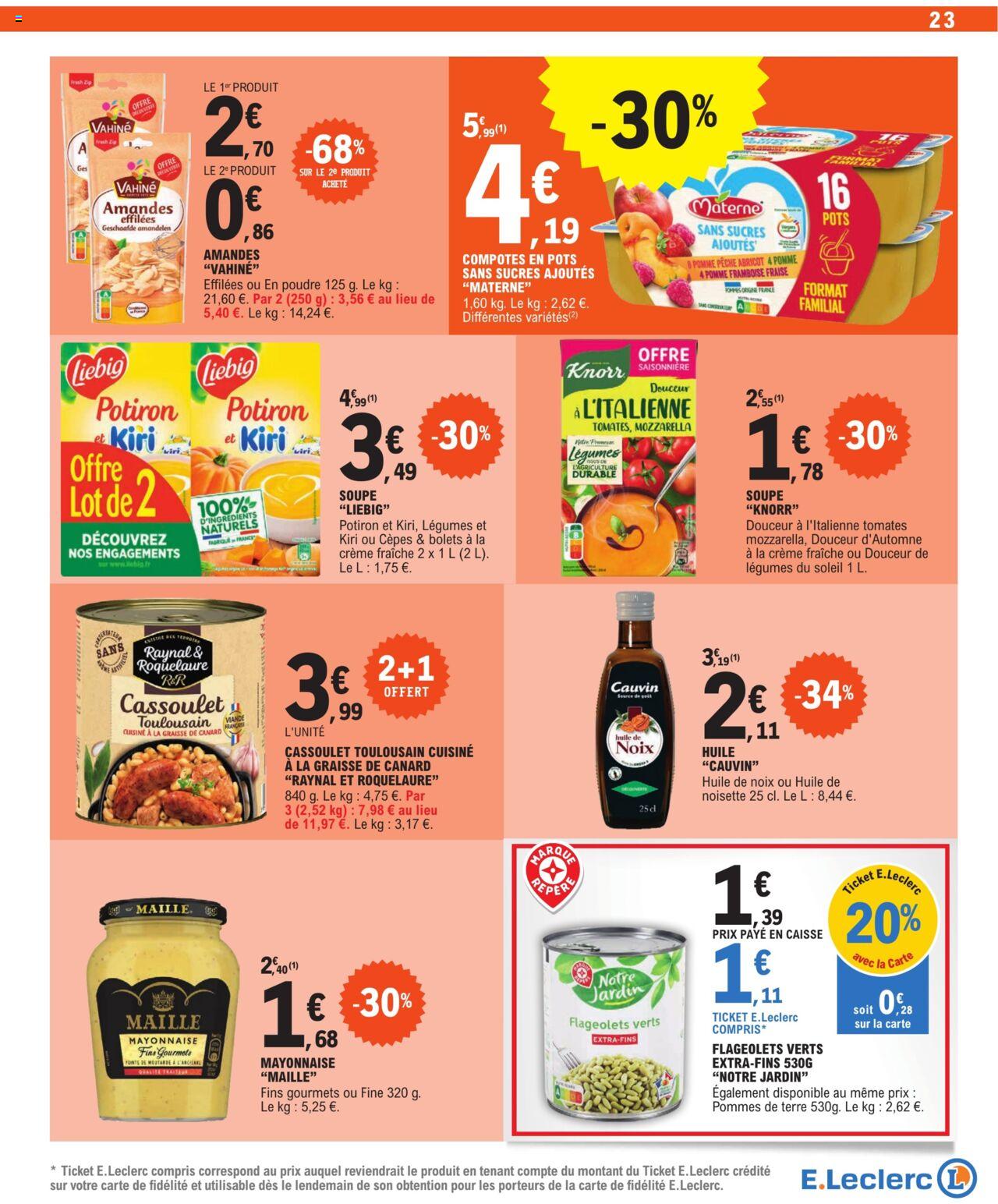 Catalogue E.leclerc 27 Feb – 9 Mar 2024 Page 23