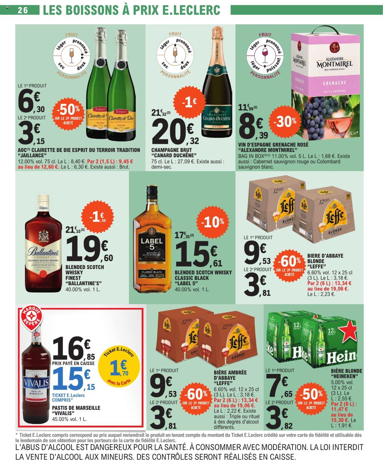 Catalogue E.leclerc 27 Feb – 9 Mar 2024 Page 26