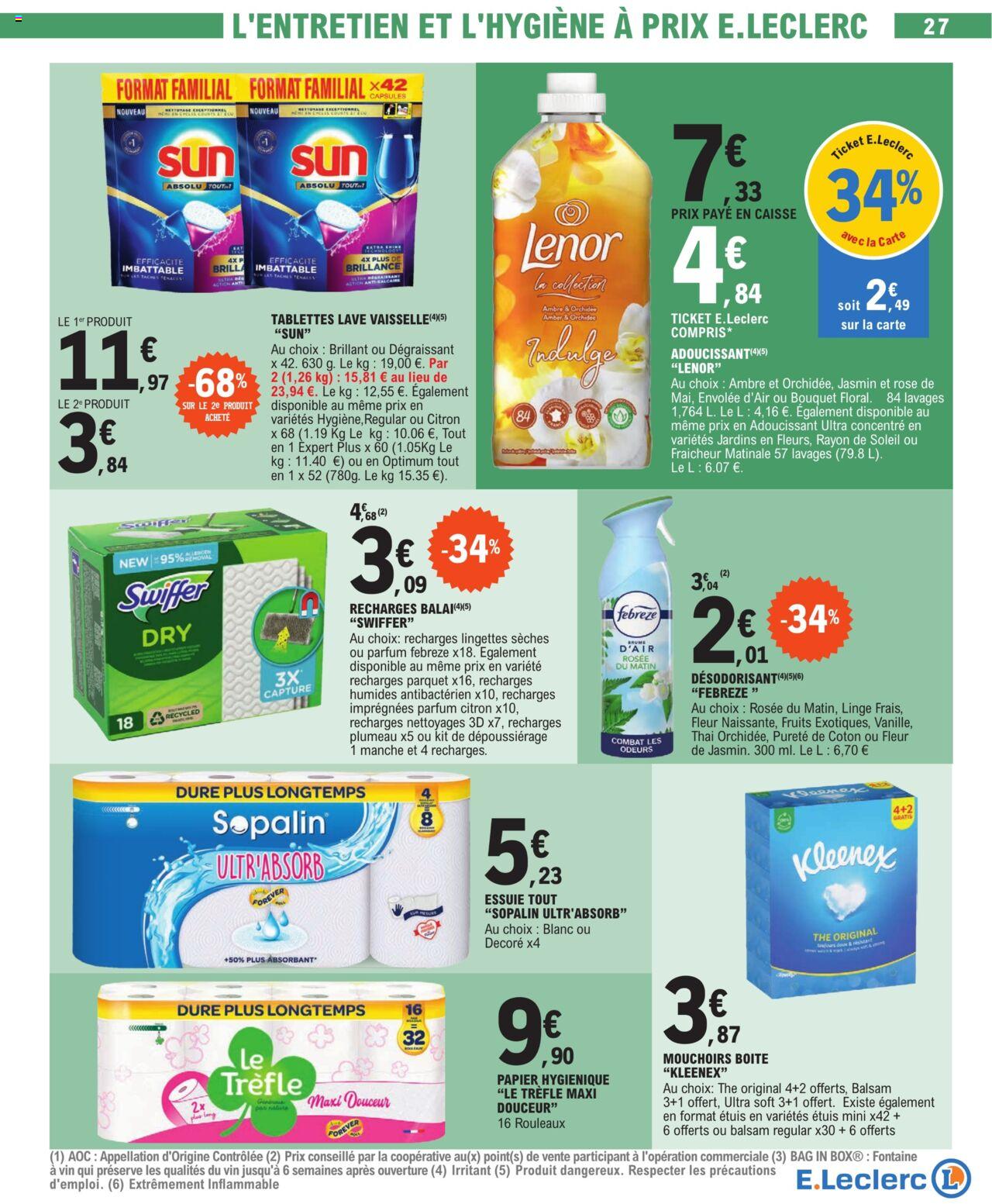 Catalogue E.leclerc 27 Feb – 9 Mar 2024 Page 27