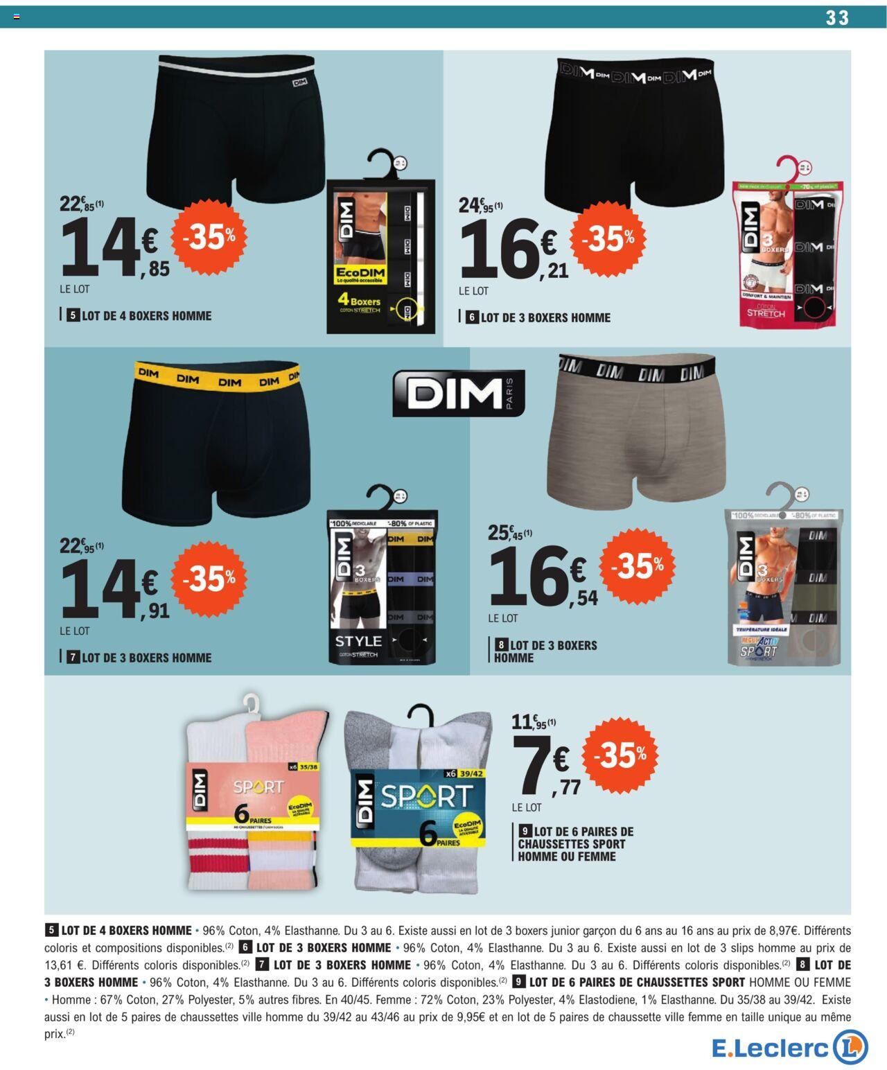 Catalogue E.leclerc 27 Feb – 9 Mar 2024 Page 33