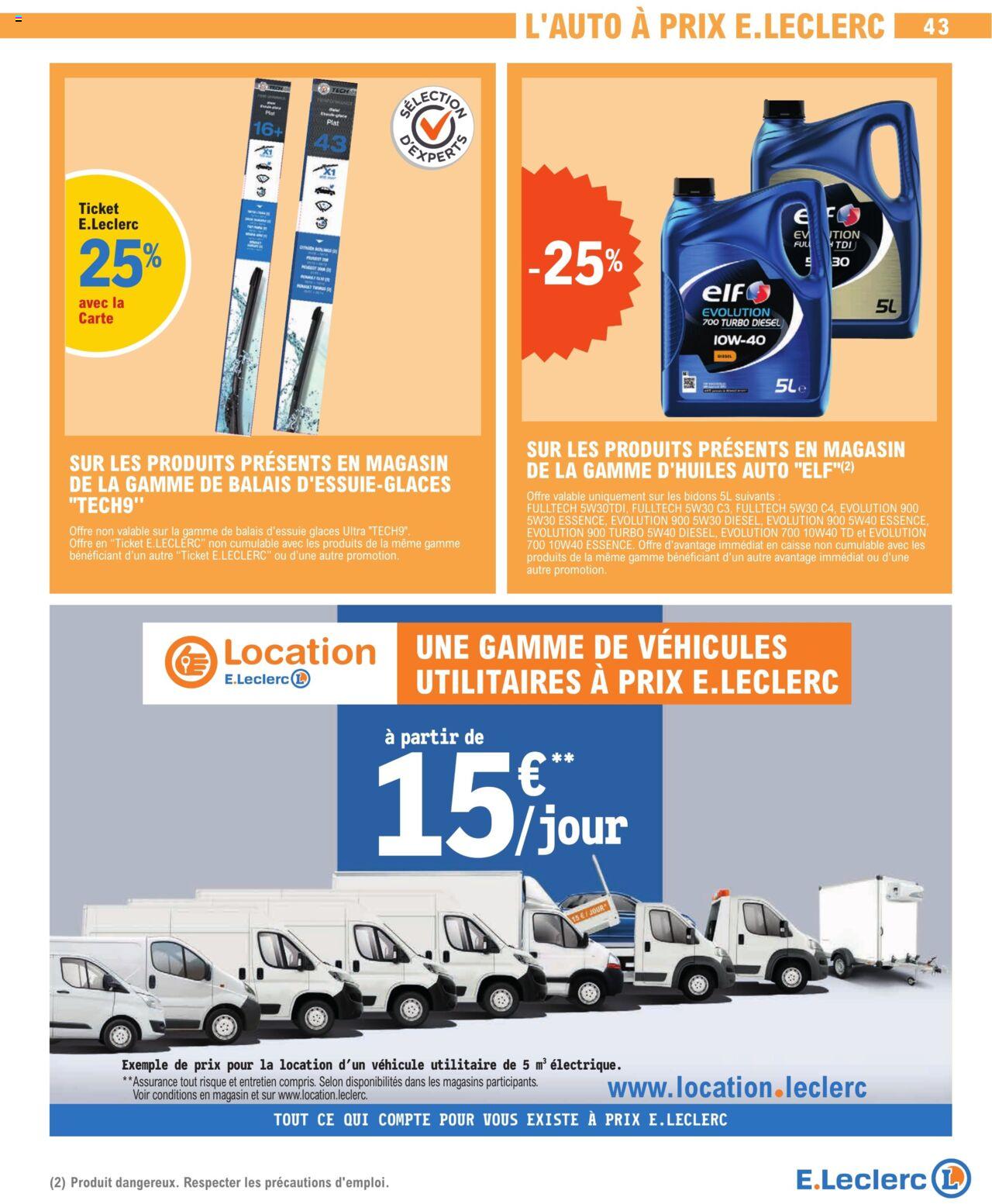 Catalogue E.leclerc 27 Feb – 9 Mar 2024 Page 43