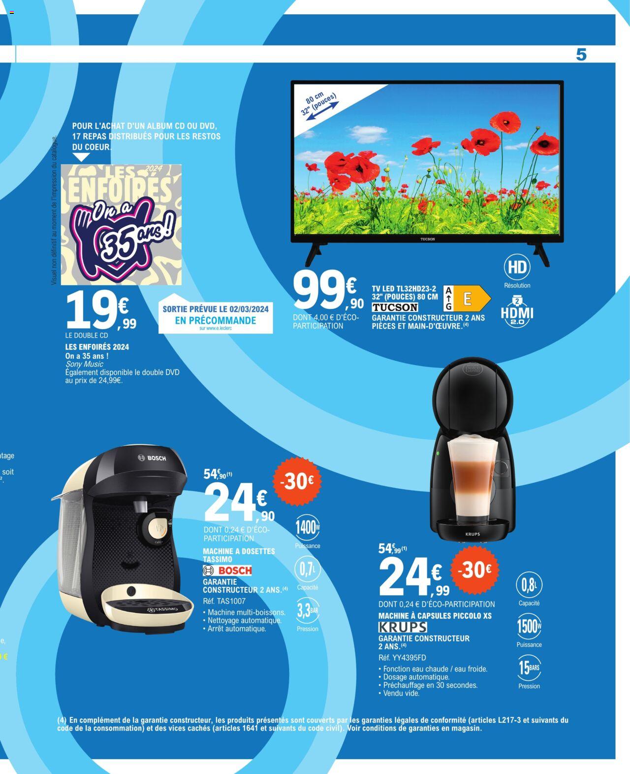 Catalogue E.leclerc 27 Feb – 9 Mar 2024 Page 5