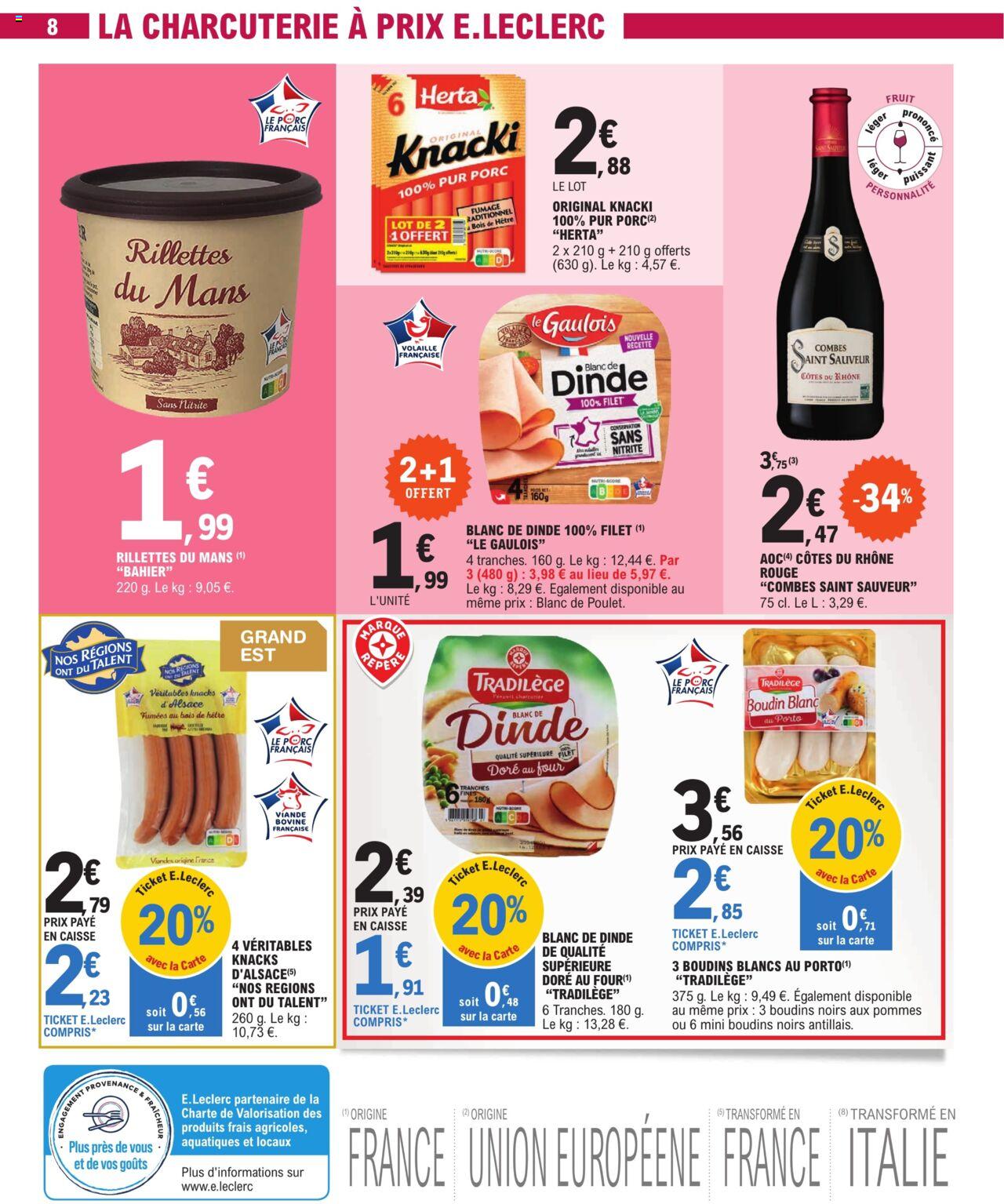 Catalogue E.leclerc 27 Feb – 9 Mar 2024 Page 8