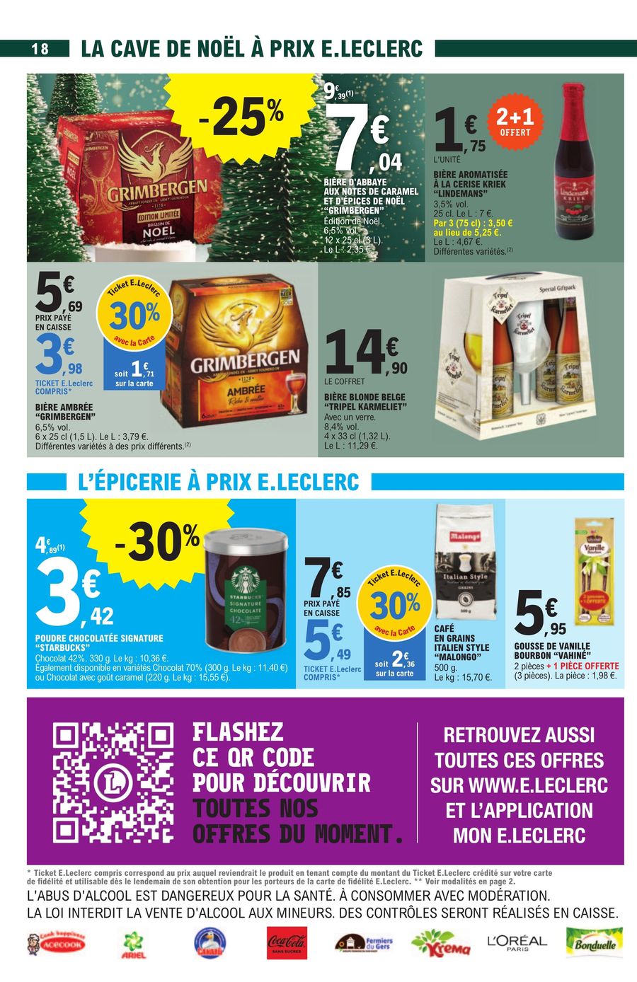 Catalogue E.leclerc 28 Nov – 9 Déc 2023 Page 18