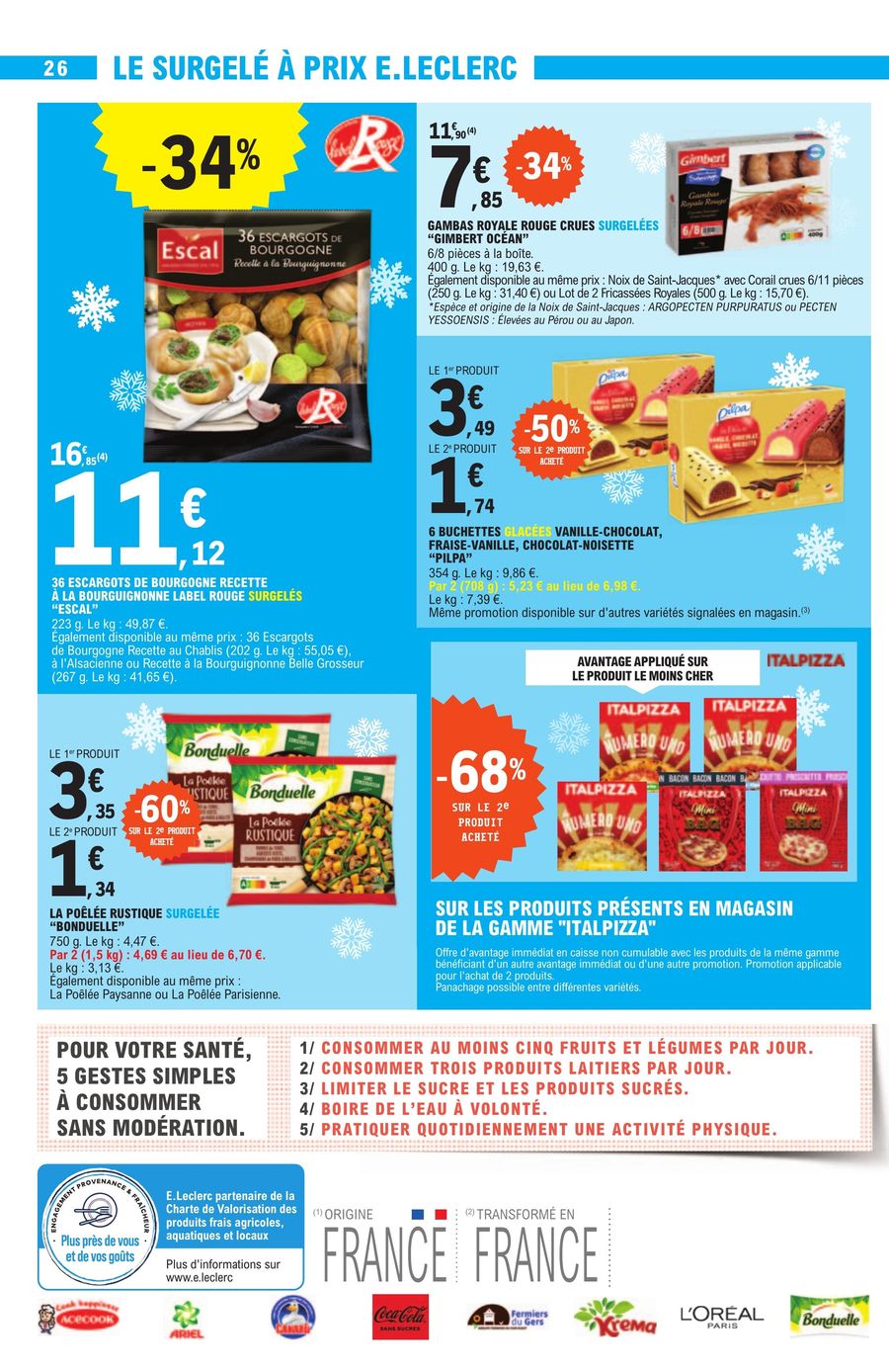 Catalogue E.leclerc 28 Nov – 9 Déc 2023 Page 26