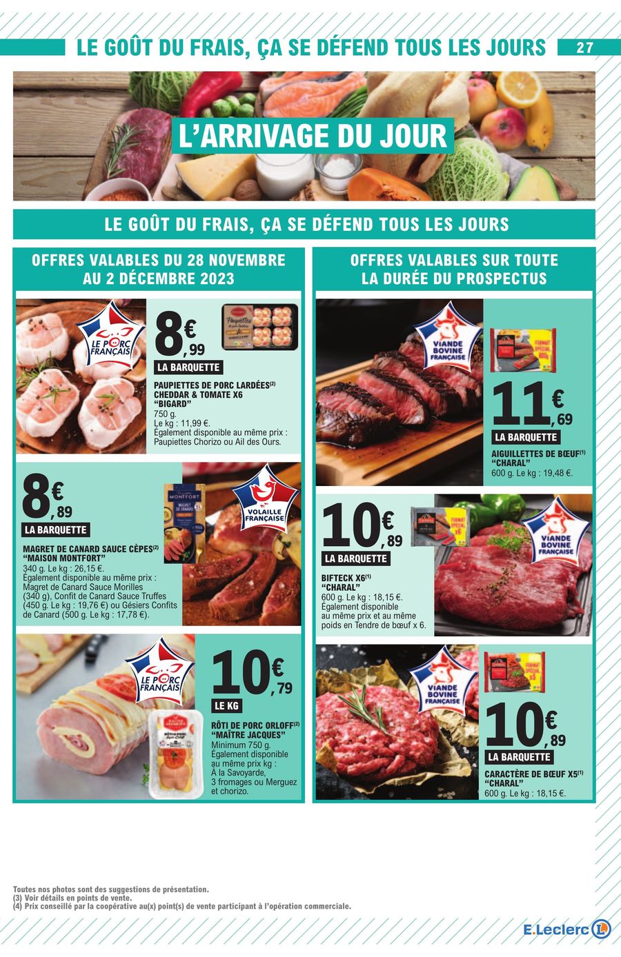 Catalogue E.leclerc 28 Nov – 9 Déc 2023 Page 27